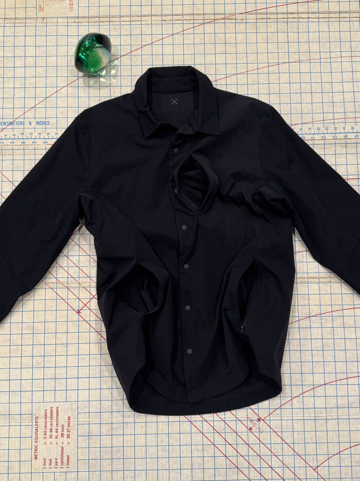 Lululemon Lululemon Coaches Jacket Black Fits Mens Size Large Size US L / EU 52-54 / 3 - 4 Thumbnail