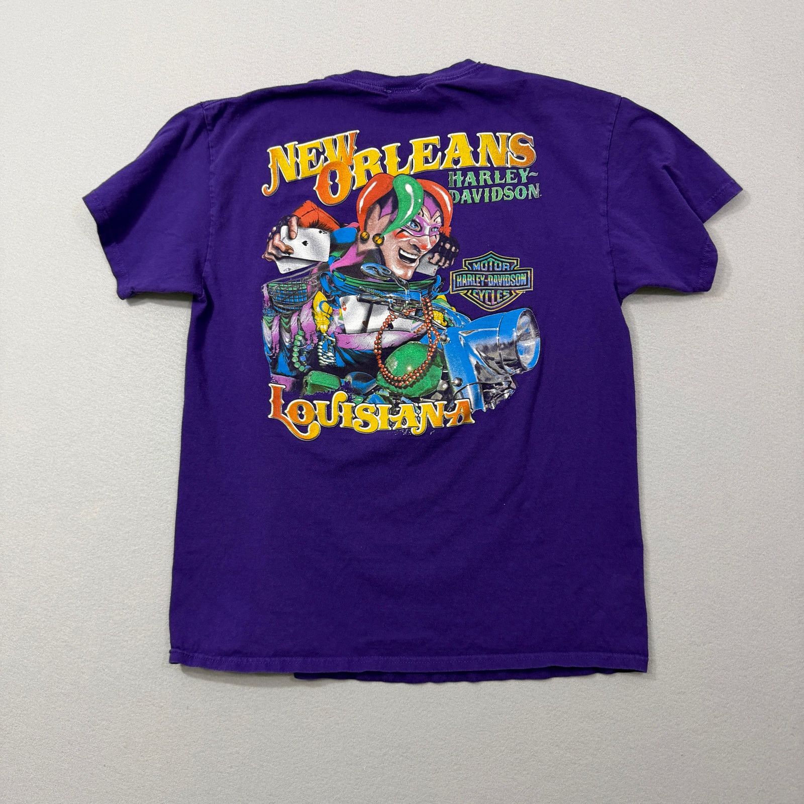 Harley Davidson Harley Davidson Shirt Large Purple New Orleans Mardi Gras Size US L / EU 52-54 / 3 - 1 Thumbnail