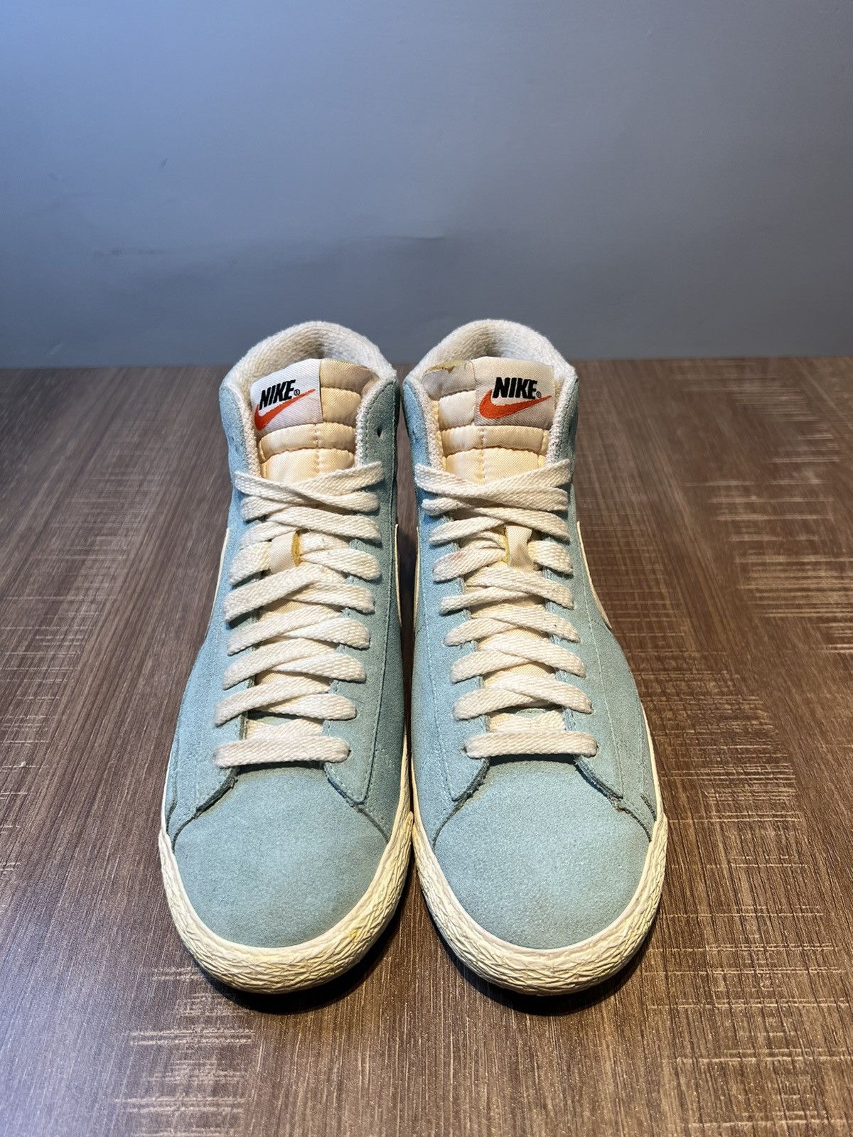 Nike Nike Sample Blazer Womens 7.5 High Top Blue Shoes Vintage Size US 7 / IT 37 - 3 Thumbnail