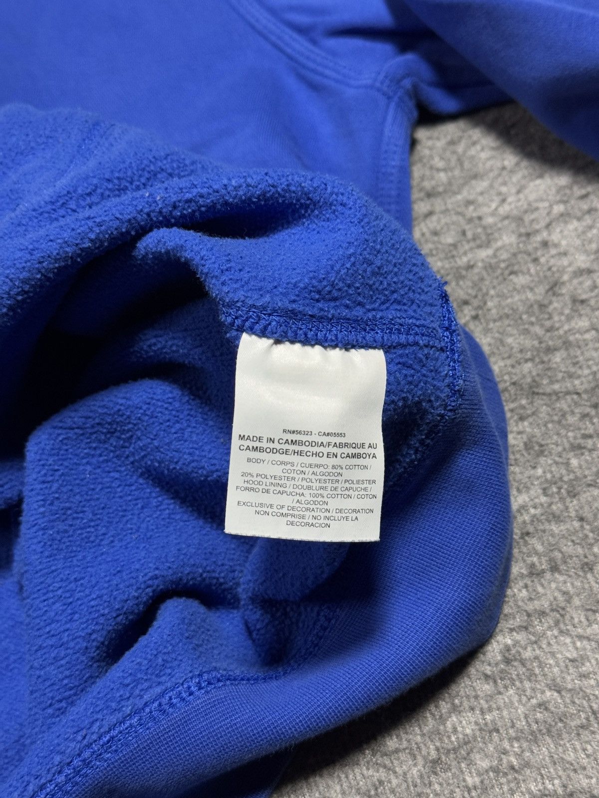Nike Nike Hoodie Faded Big Swoosh Embroidered Large Blue Size L Size US L / EU 52-54 / 3 - 7 Thumbnail