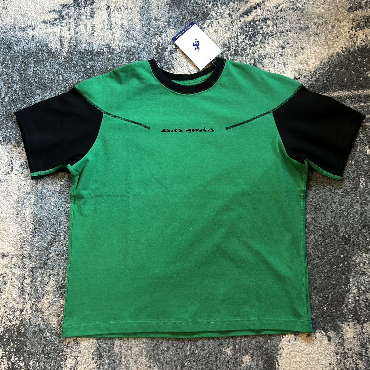 Asics × Kiko Kostadinov ASiCS NOVALiS WiDE BOXY CROPPED BiXANCE TEE PARAKEET GREEN Size US L / EU 52-54 / 3 - 9 Thumbnail