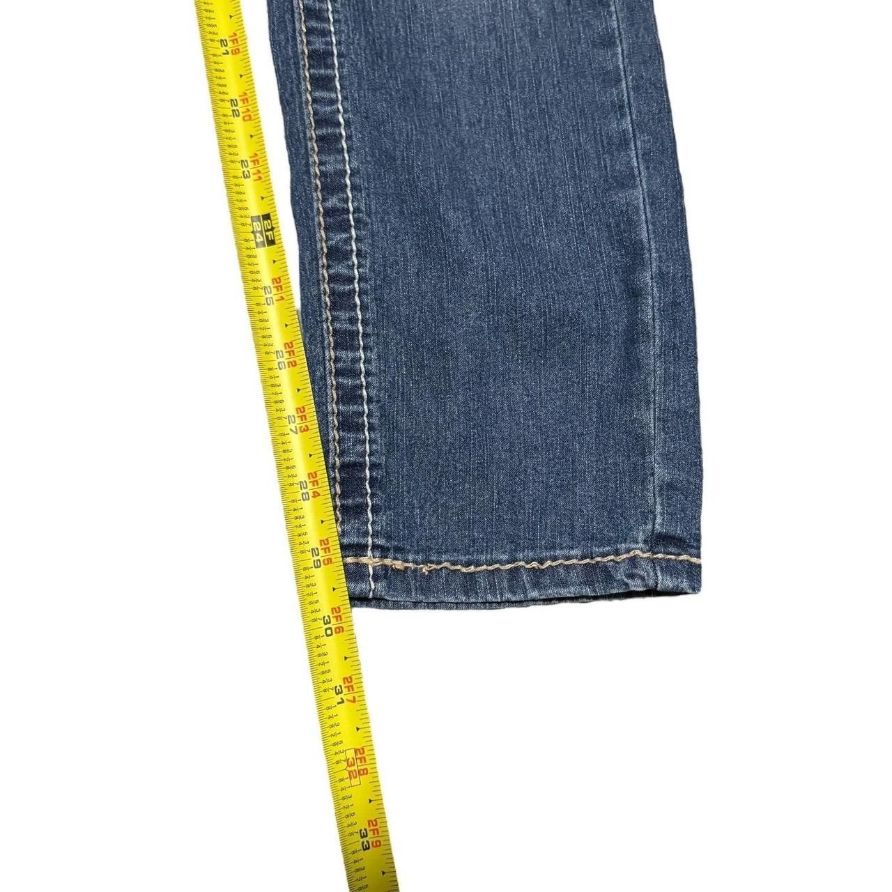 Other Y2K Angels Ramie Straight Leg Faded Jeans Women's 29x29.75 Size 29" - 7 Thumbnail