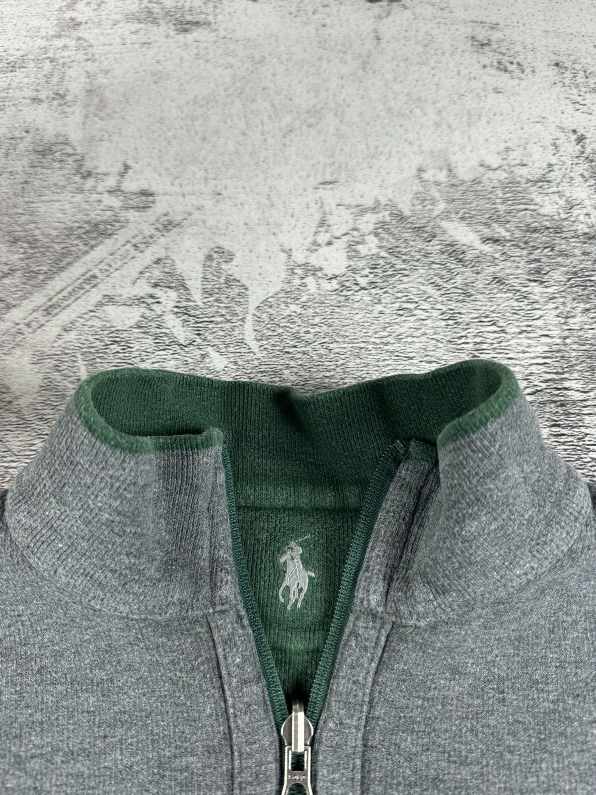 Polo Ralph Lauren Polo Ralph 2 in 1 Reversible 1/3 1/4 Sweatshirt Pullover Size US L / EU 52-54 / 3 - 19 Thumbnail
