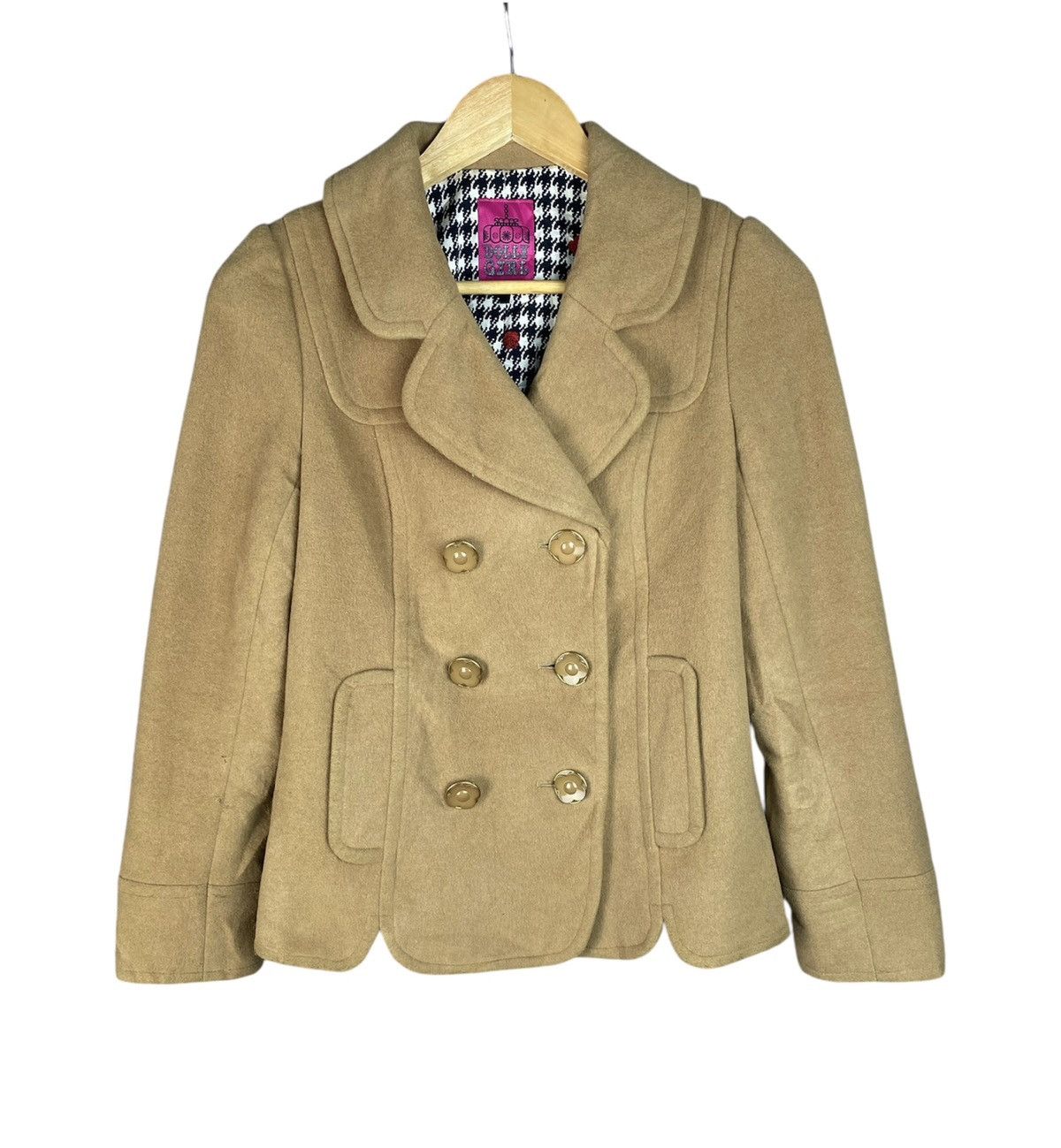 Anna Sui × Designer × Japanese Brand Anna Sui Double Breast Wool Coat Size S / US 4 / IT 40 - 1 Thumbnail