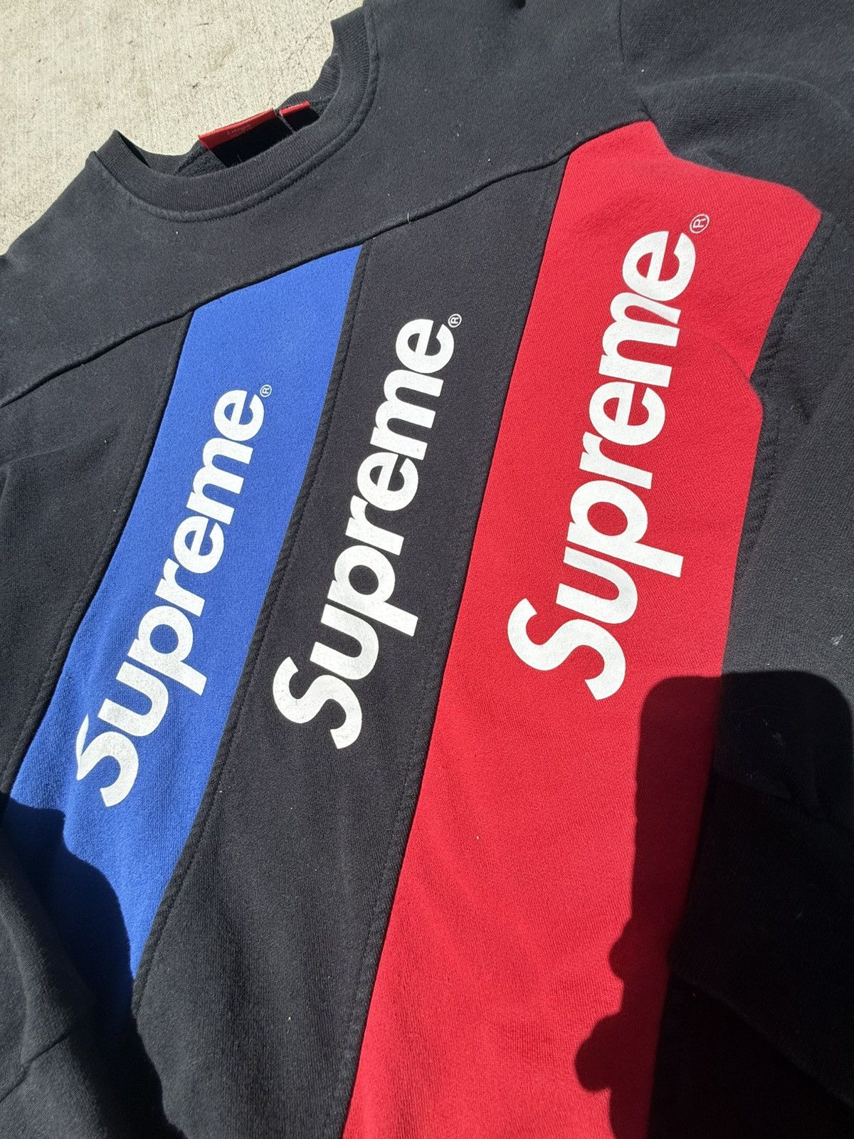 Supreme Supreme 2015 Athletic Split Crewneck. Size US L / EU 52-54 / 3 - 3 Thumbnail