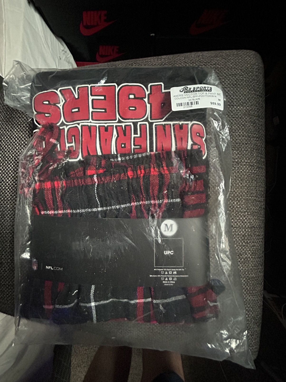 NFL NFL San Francisco 49ers sleep set pajamas M Size US M / EU 48-50 / 2 - 2 Thumbnail