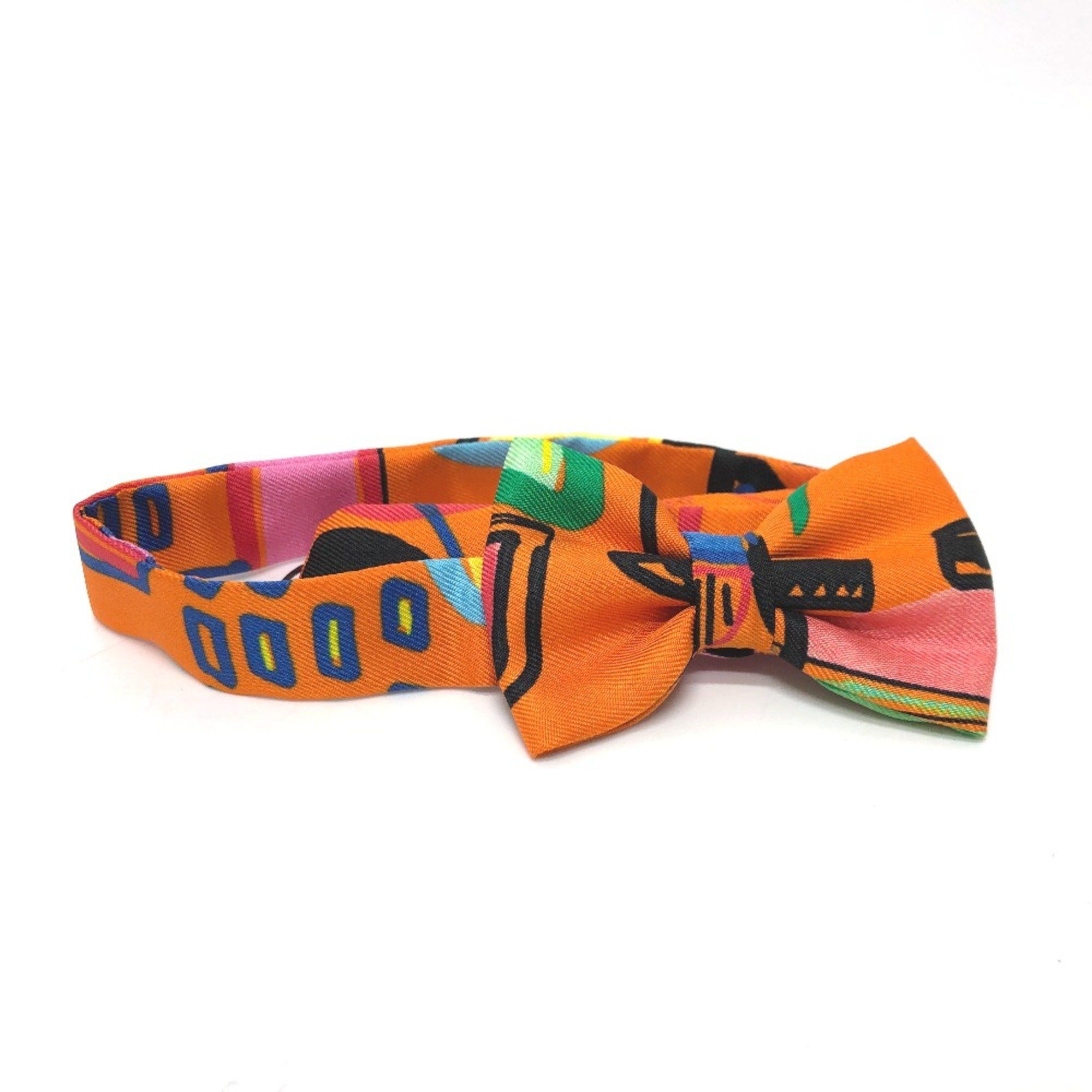 Hermes Hermes Butterfly Necktie Ribbon Necktie Multicolore Size ONE SIZE - 1 Thumbnail