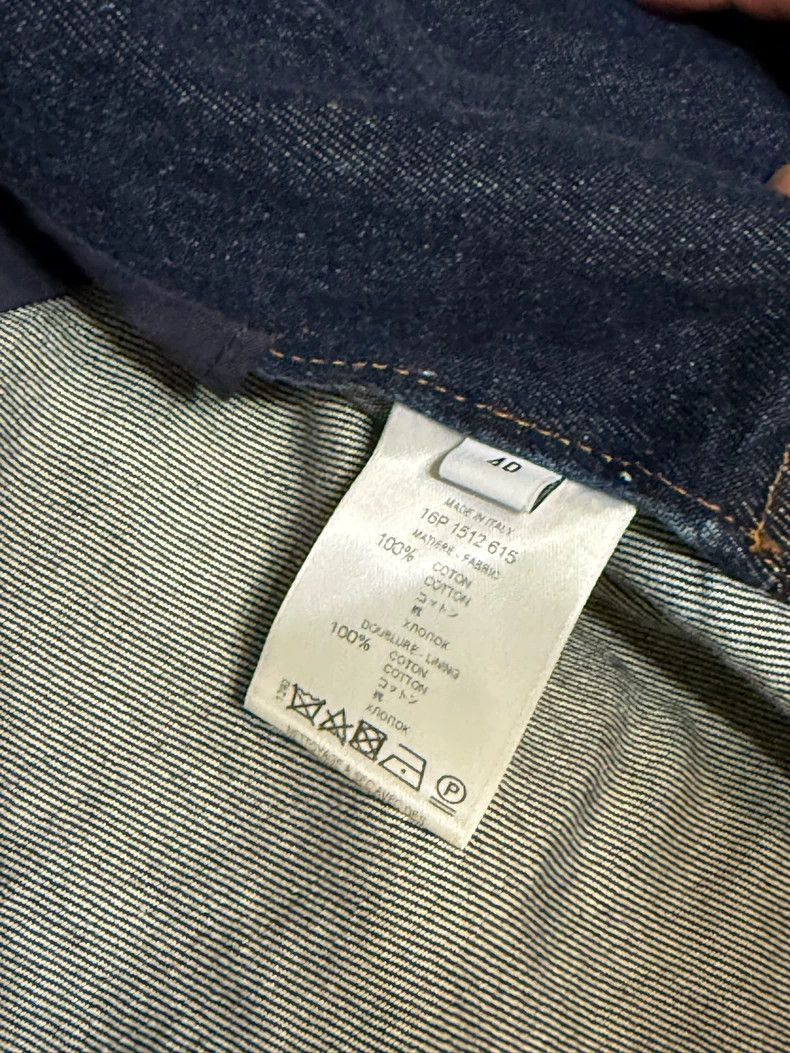 Givenchy Givenchy Size40 Exclusive Biker Denim Cloak Jacket Size US M / EU 48-50 / 2 - 5 Thumbnail