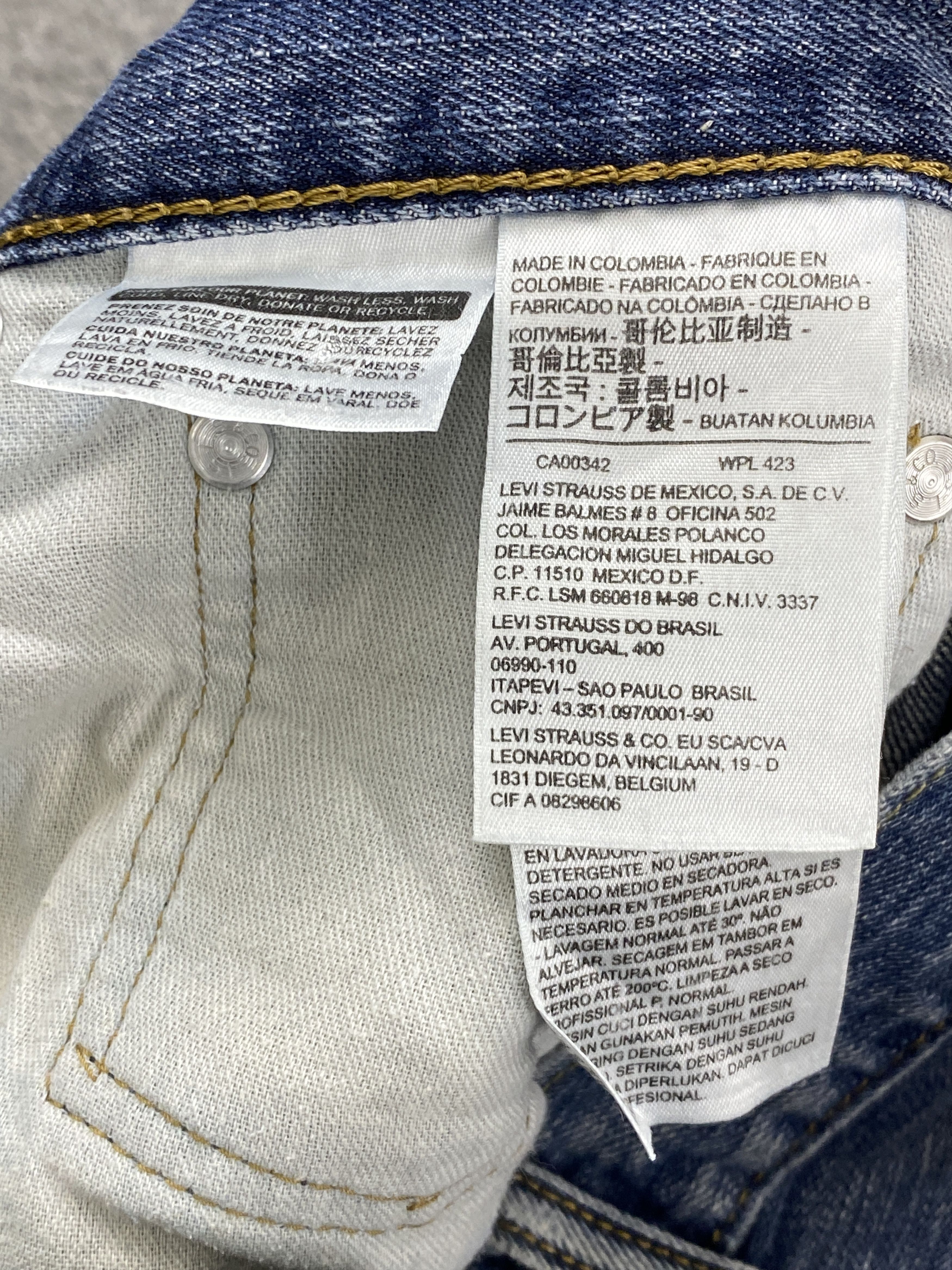 Levi's × Vintage Vintage Levi's 569 Faded Blue Jeans DP2327 Size US 34 / EU 50 - 7 Thumbnail
