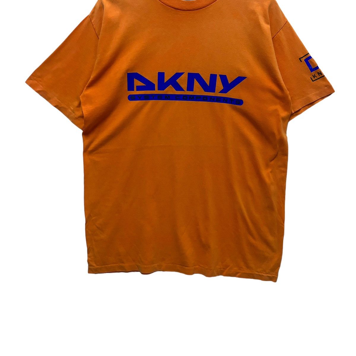 DKNY × Vintage Vintage DKNY Graphic Printed Spellout Tshirt Size US L / EU 52-54 / 3 - 3 Thumbnail