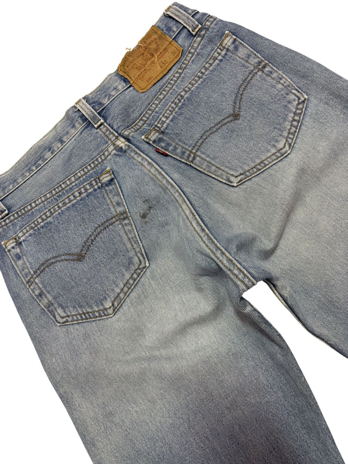 Levi's 🔥 Vtg Y2k Levi’s 505 Distressed Jeans Size US 30 / EU 46 - 5 Thumbnail