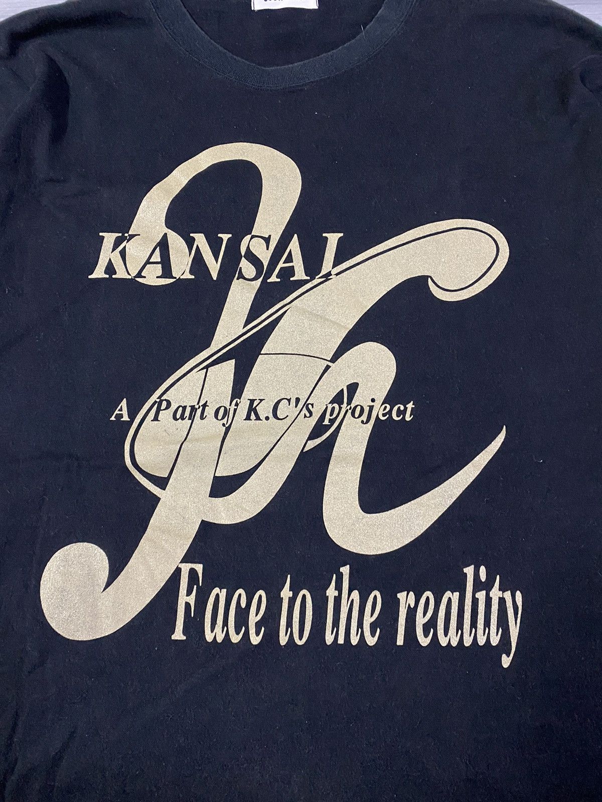 Kansai Yamamoto Vintage Kansai O2 tshirt long sleeve spellout Size US L / EU 52-54 / 3 - 4 Thumbnail