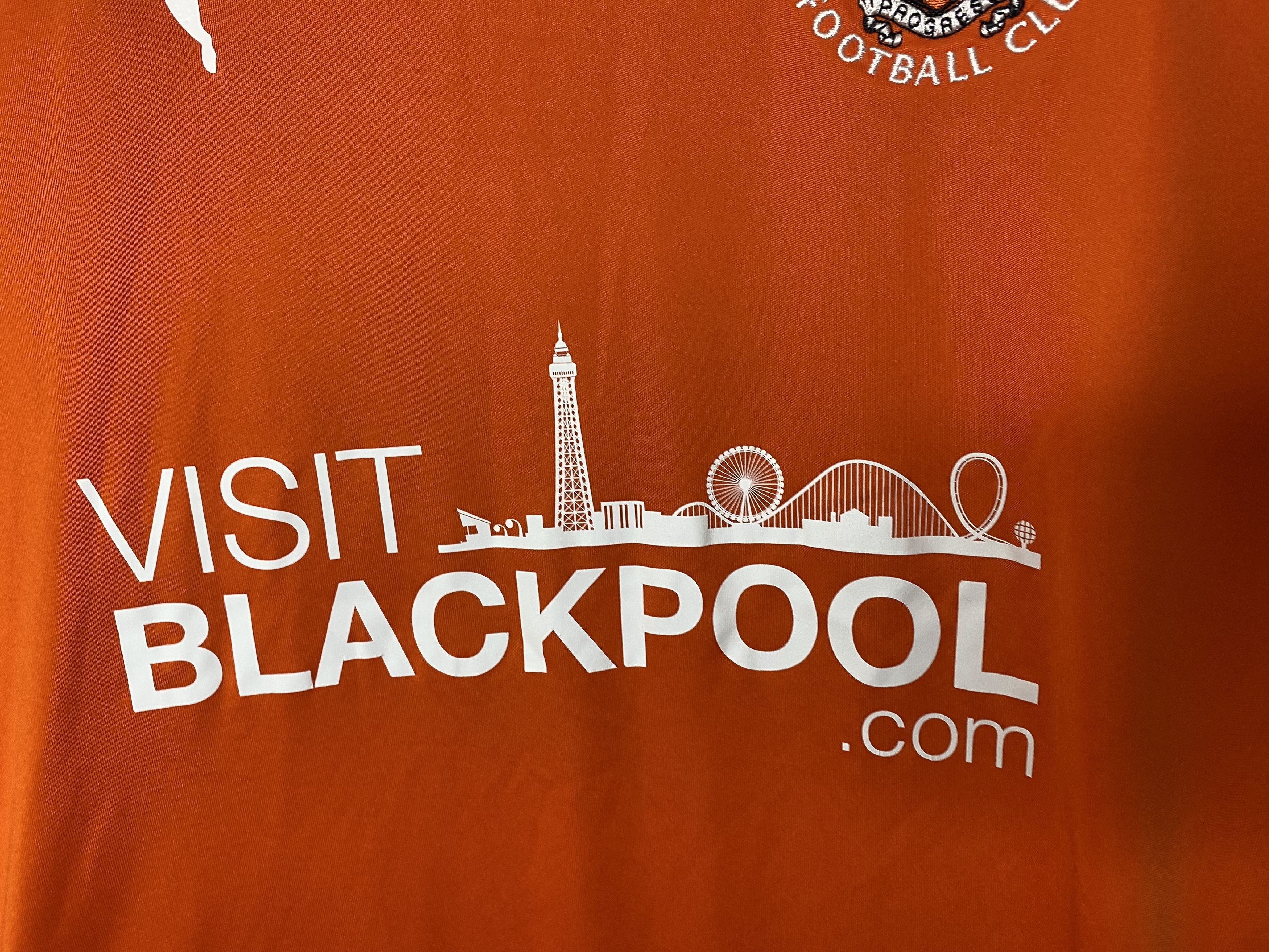 Puma BLACKPOOL FC 2020 2021 HOME FOOTBALL SHIRT SOCCER JERSEY Size US S / EU 44-46 / 1 - 4 Thumbnail