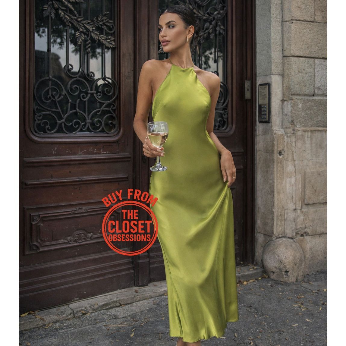 Zara ZARA SATIN EFFECT MIDI DRESS | Grailed