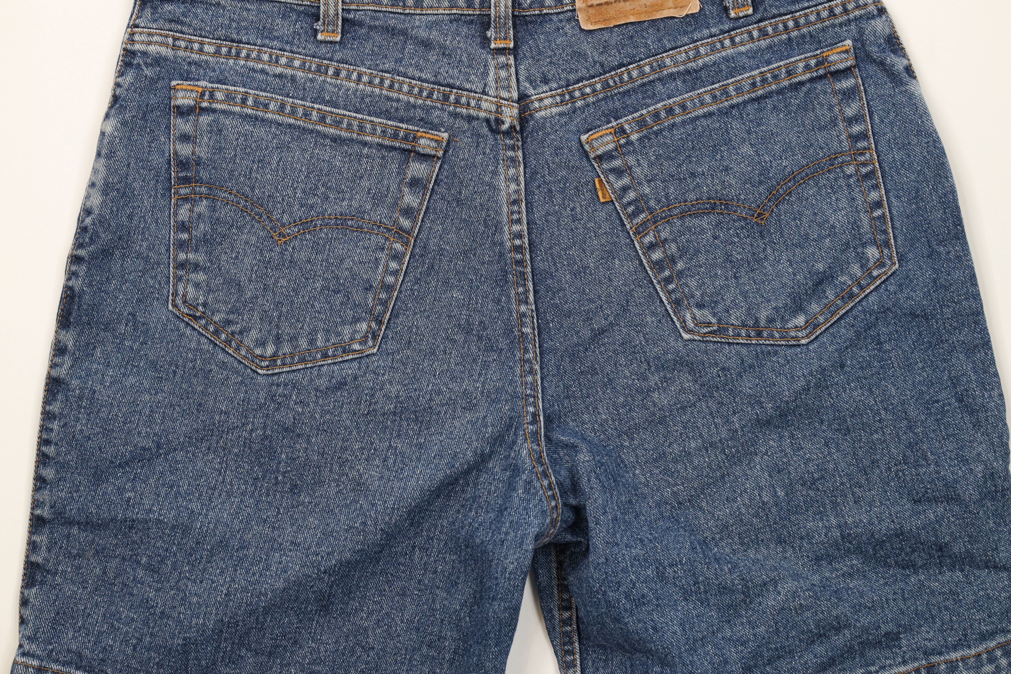 Levi's Vintage 90s Levis 513 Fit Denim Jean Shorts Jorts Blue USA Size US 36 / EU 52 - 10 Thumbnail