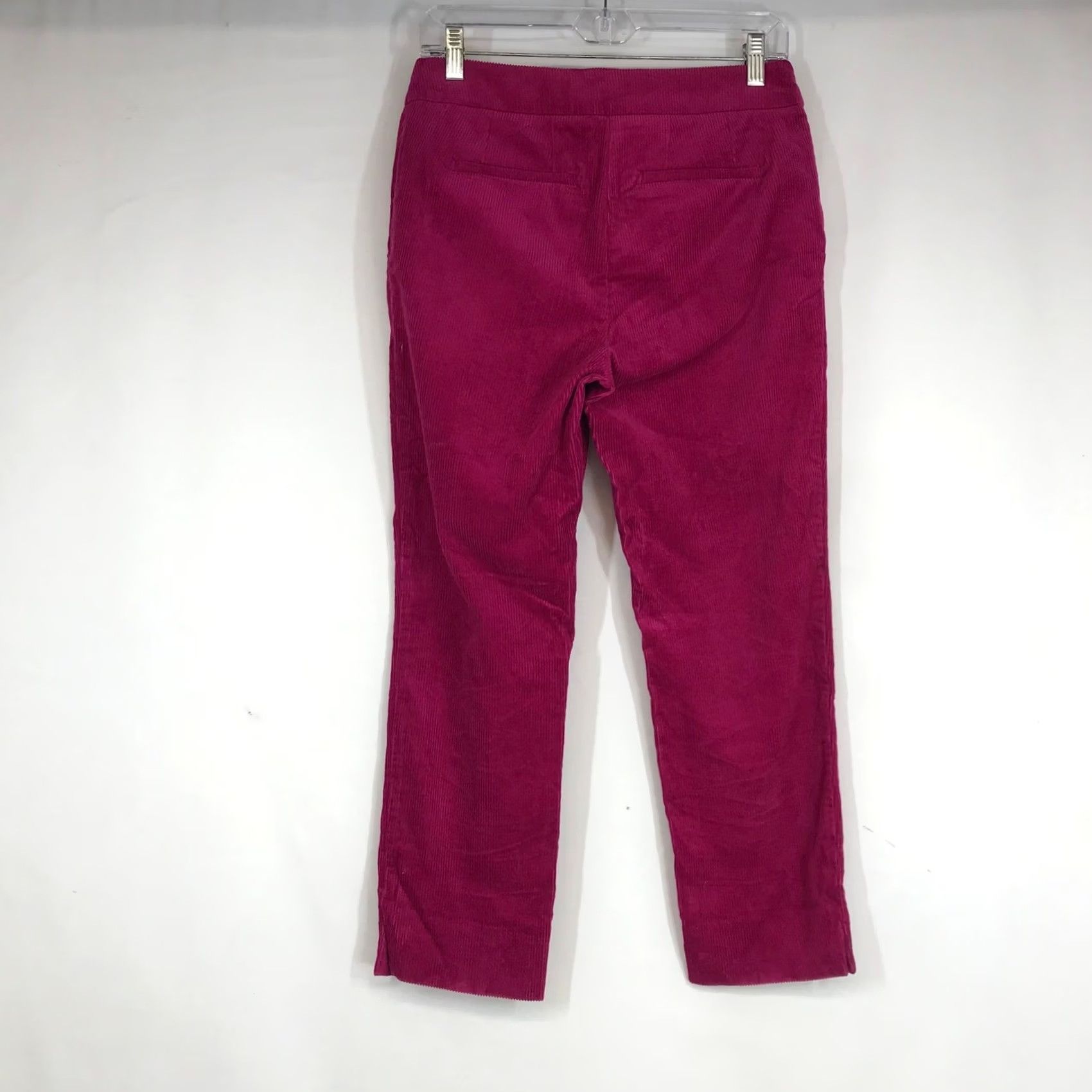 Boden Boden Pink Corduroy Pants Womens 4P Petite Cotton Stretch Size 27" / US 4 / IT 40 - 4 Thumbnail