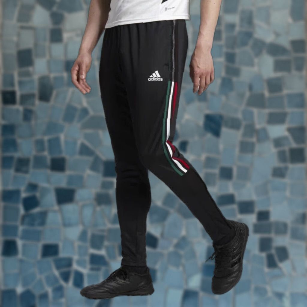 Adidas Adidas Tiro 21 Track Pants Men XLT Tall Mexico IC6399 Stripe Aeroready Slim Tapered Pants Mens Multicolor Sportswear Activewear Gift Size US 36 / EU 52 - 1 Thumbnail