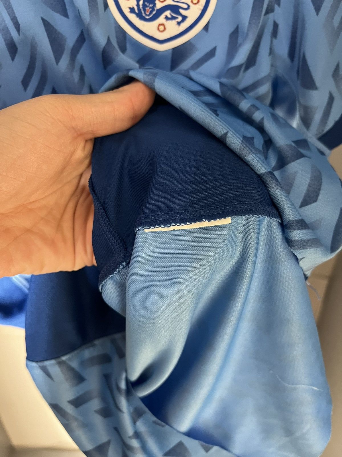 Vintage VERY RARE NIKE ENGLAND DESIGNER SOCCER JERSEY MANCHESTER Y2K Size US S / EU 44-46 / 1 - 8 Thumbnail