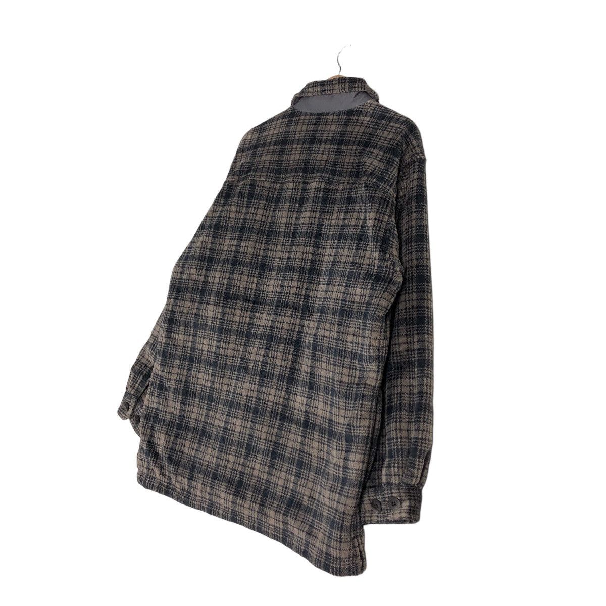 Flannel Vintage Flannel Zipper Jacket Mont-Bell Tartan Check Design Size US L / EU 52-54 / 3 - 10 Thumbnail