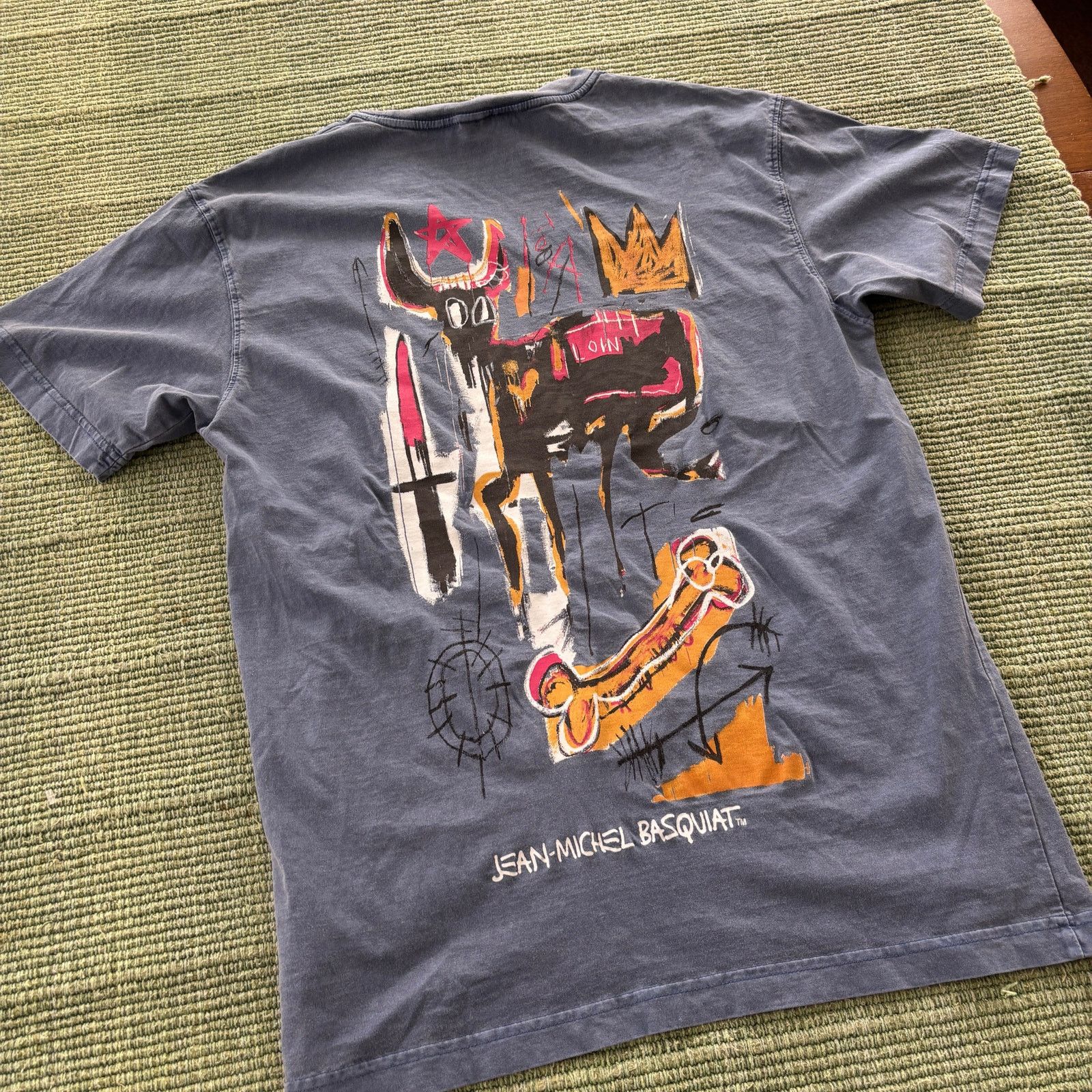 Cotton On Jean Michel Basquiat Art Tee Shirt Cotton 2 Sided Sz M Size US M / EU 48-50 / 2 - 1 Thumbnail