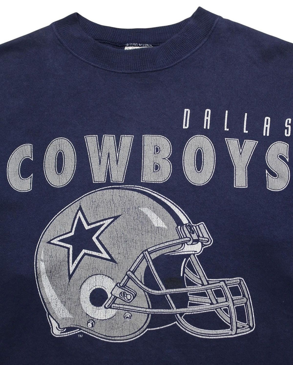 Vintage 1990S DALLAS COWBOYS BY HANES SWEATER Size US L / EU 52-54 / 3 - 2 Thumbnail