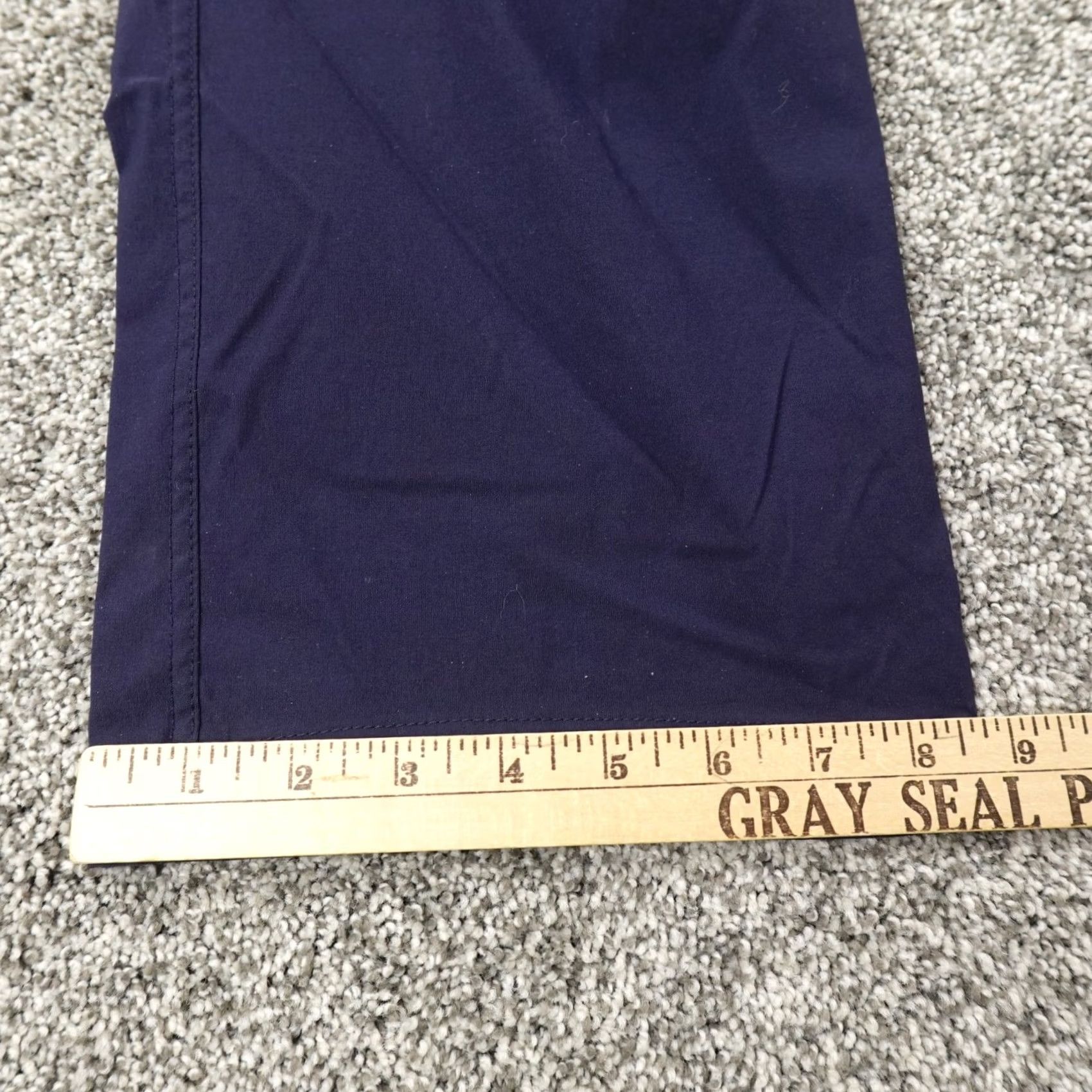 Eddie Bauer Eddie Bauer Pants Mens 40X30 Blue Tech Performance Nylon Stretch Chino Regular Straight Front Pockets Zip Button Casual Workwear 40 in Mens Size US 40 / EU 56 - 2 Thumbnail