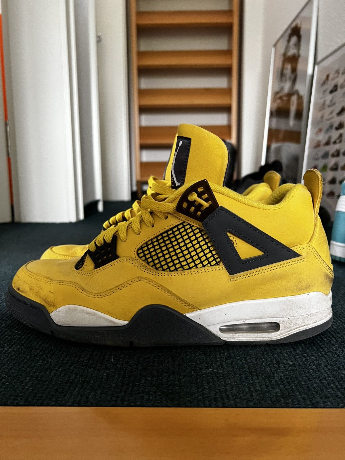 Jordan Brand Jordan 4 Lightning 2021 Size US 13 / EU 46 - 3 Thumbnail