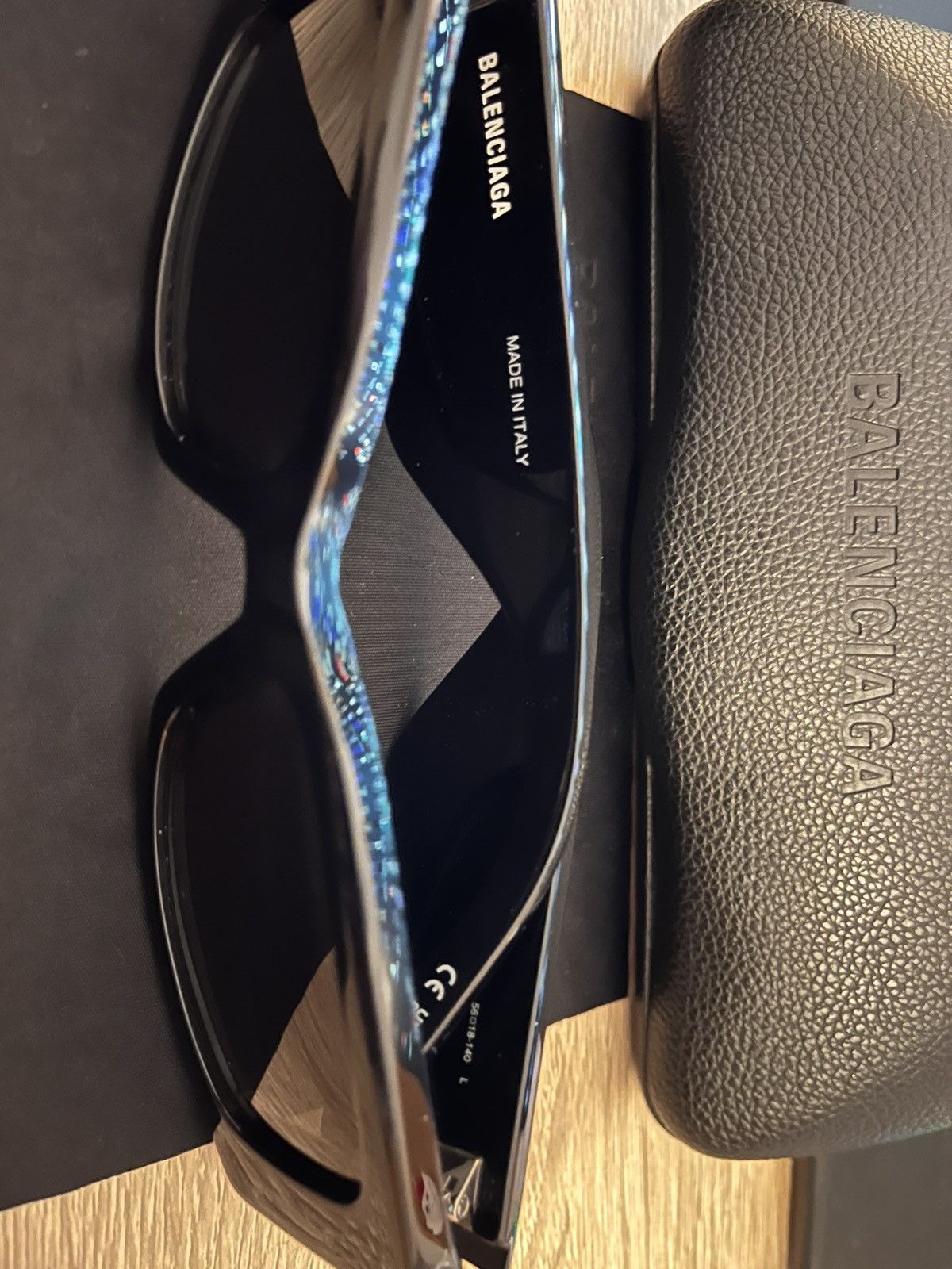 Balenciaga Balenciaga Max Rectangle Sunglasses Size ONE SIZE - 8 Thumbnail