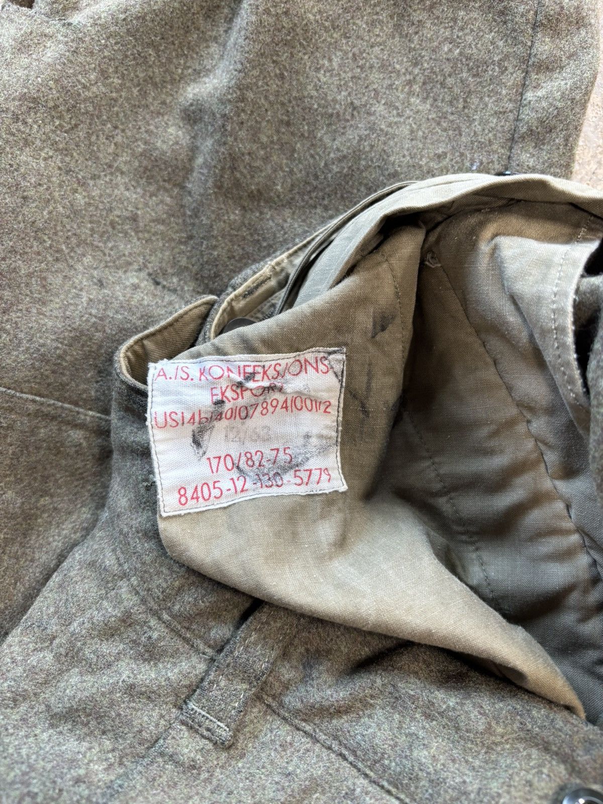 Vintage Vintage 1960s German Military Pants Size US 32 / EU 48 - 4 Thumbnail