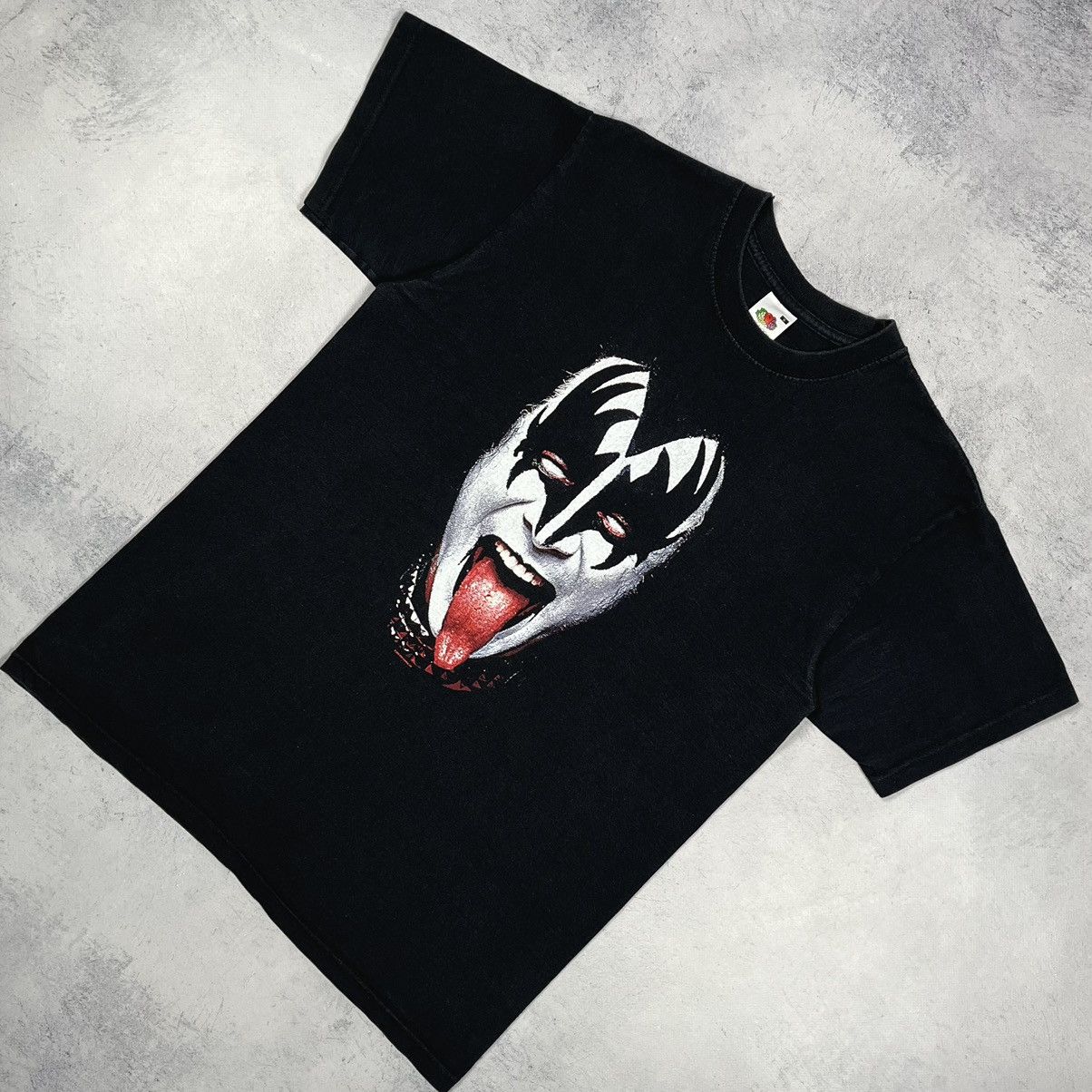 Band Tees Vintage Kiss Gene Simmons Face Rare Rock Band T Shirt 2002 Size US S / EU 44-46 / 1 - 1 Thumbnail