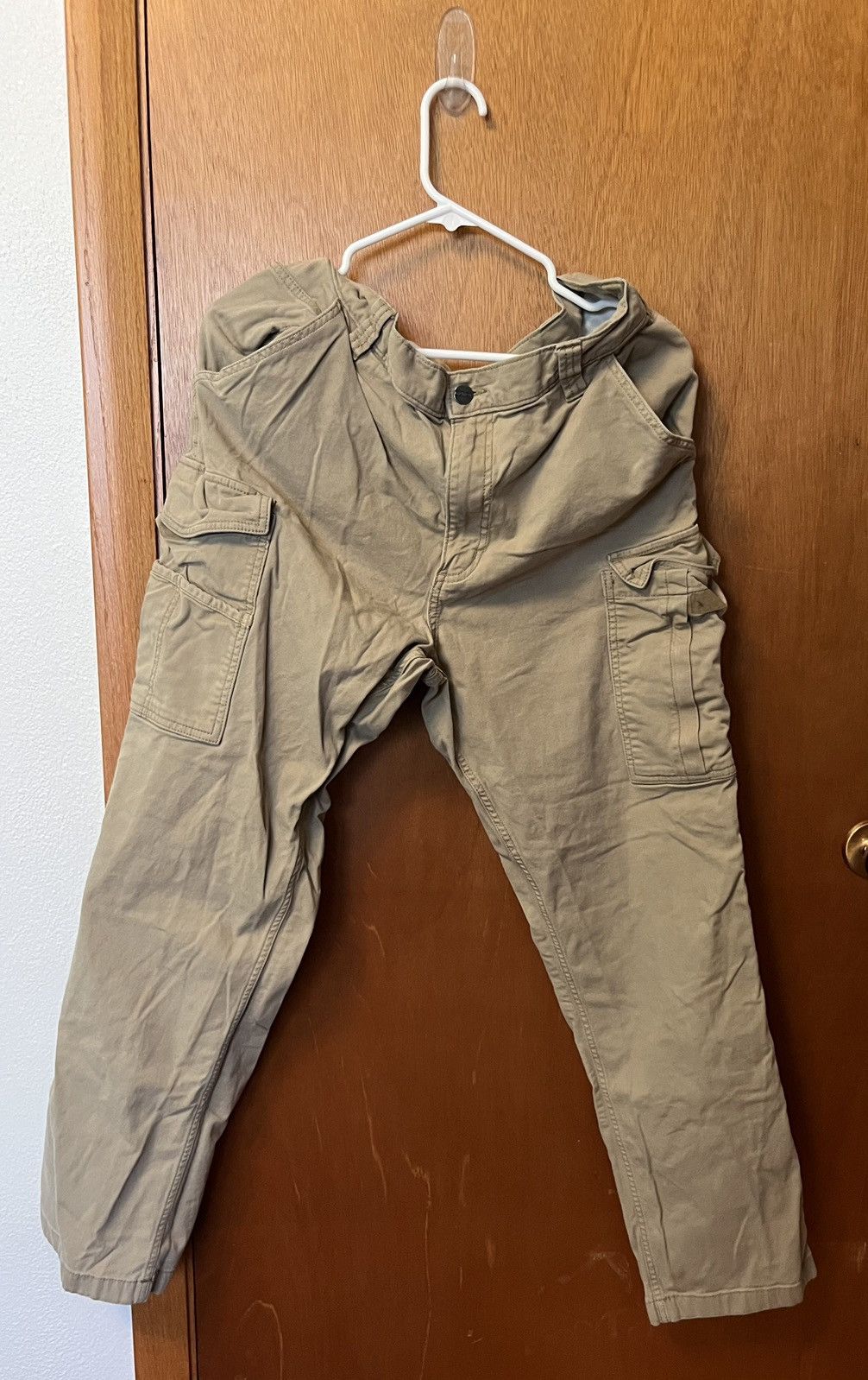 Carhartt × Vintage Khaki Carhartt Relaxed Fit Work Pants Size US 38 / EU 54 - 5 Thumbnail