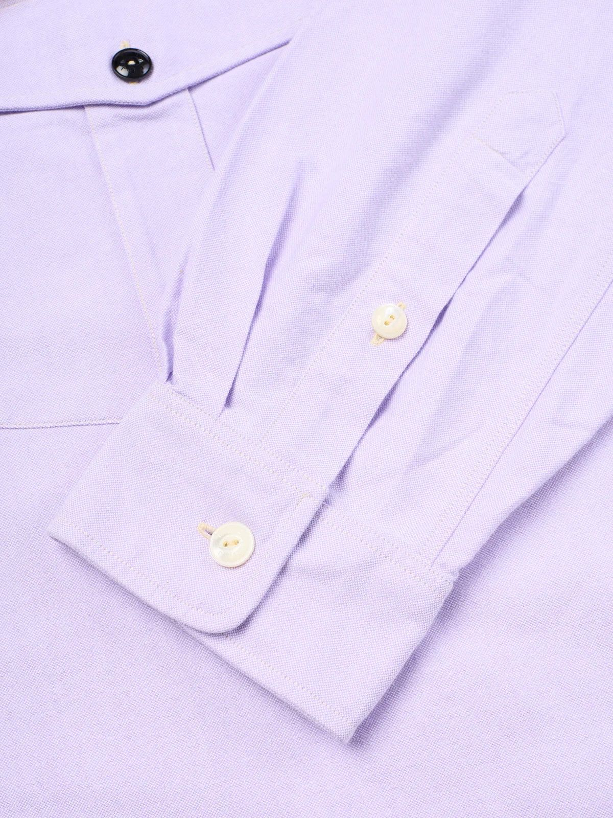 L.E.J London L.E.J Purple Oxford Cotton RN Work Shirt Size US XXL / EU 58 / 5 - 5 Thumbnail