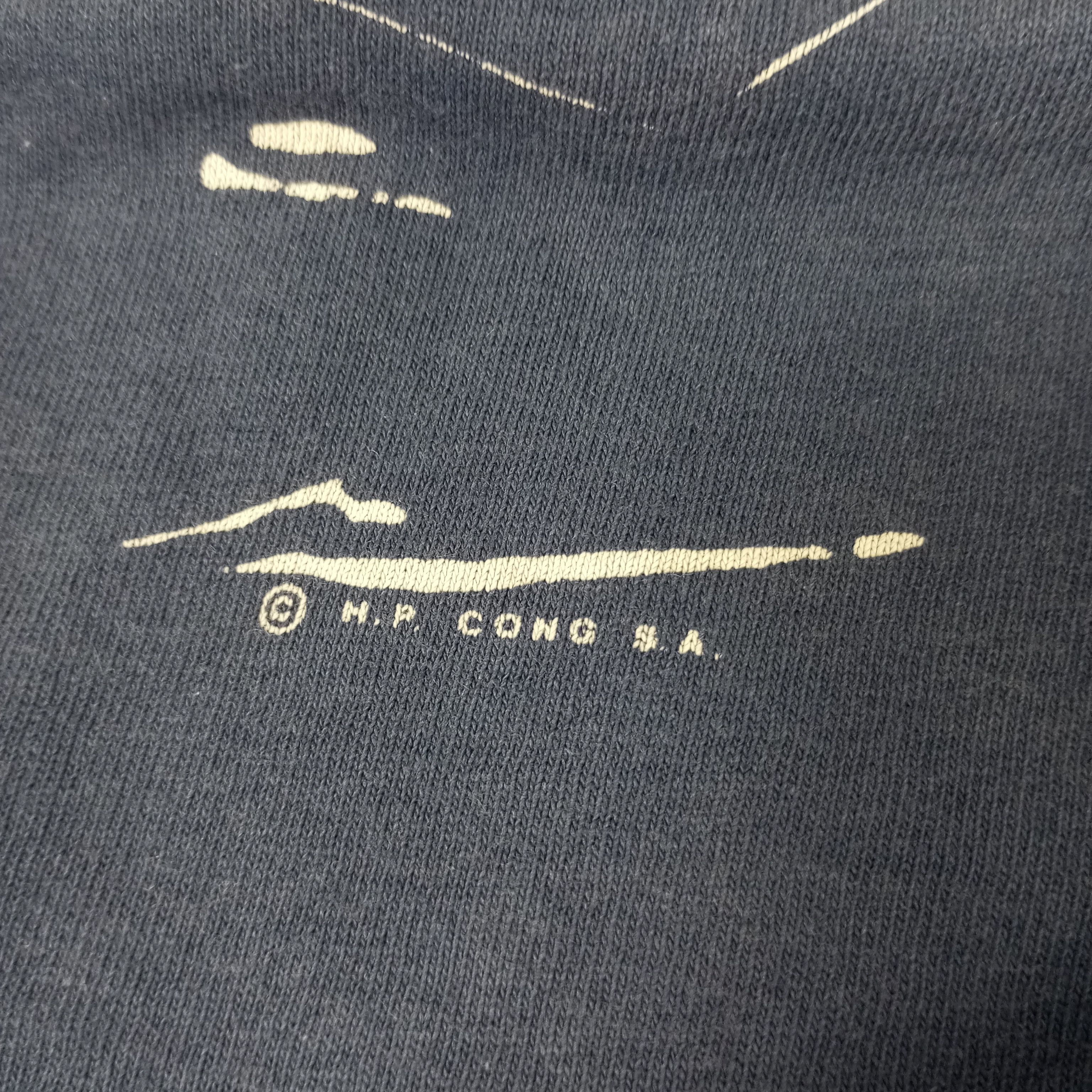 Vintage Hugo Pratt Italian Comic Book Writer Vintage Tshirt Size US XL / EU 56 / 4 - 13 Thumbnail