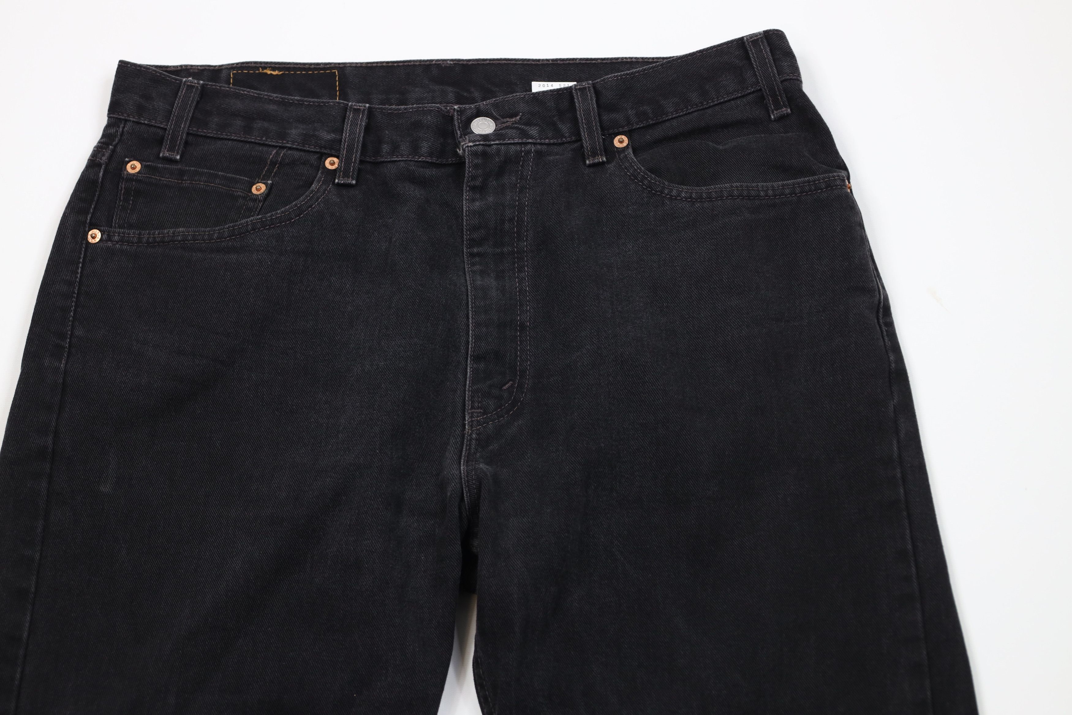 Levi's Vintage Y2K Levis 505 Straight Leg Denim Jeans Black USA Size US 38 / EU 54 - 2 Thumbnail