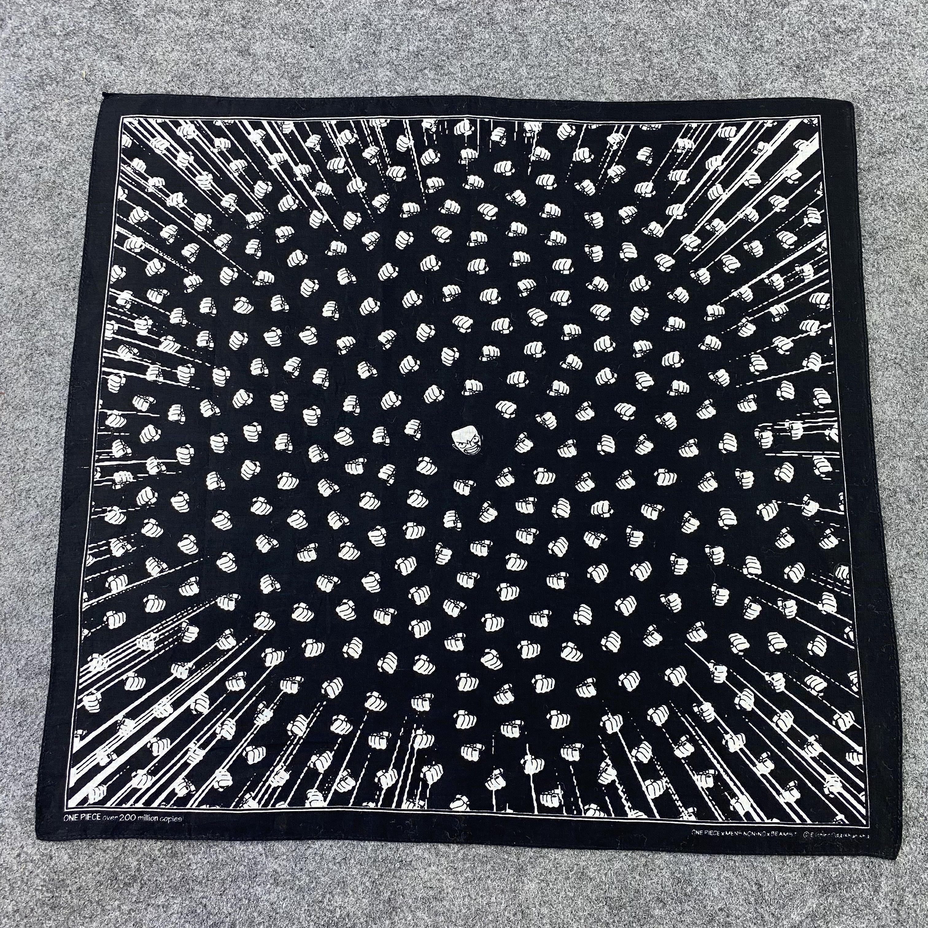 Anime × One Piece × Vintage One Piece Handkerchief / Bandana / Neckerchief-B685 Size ONE SIZE - 3 Thumbnail