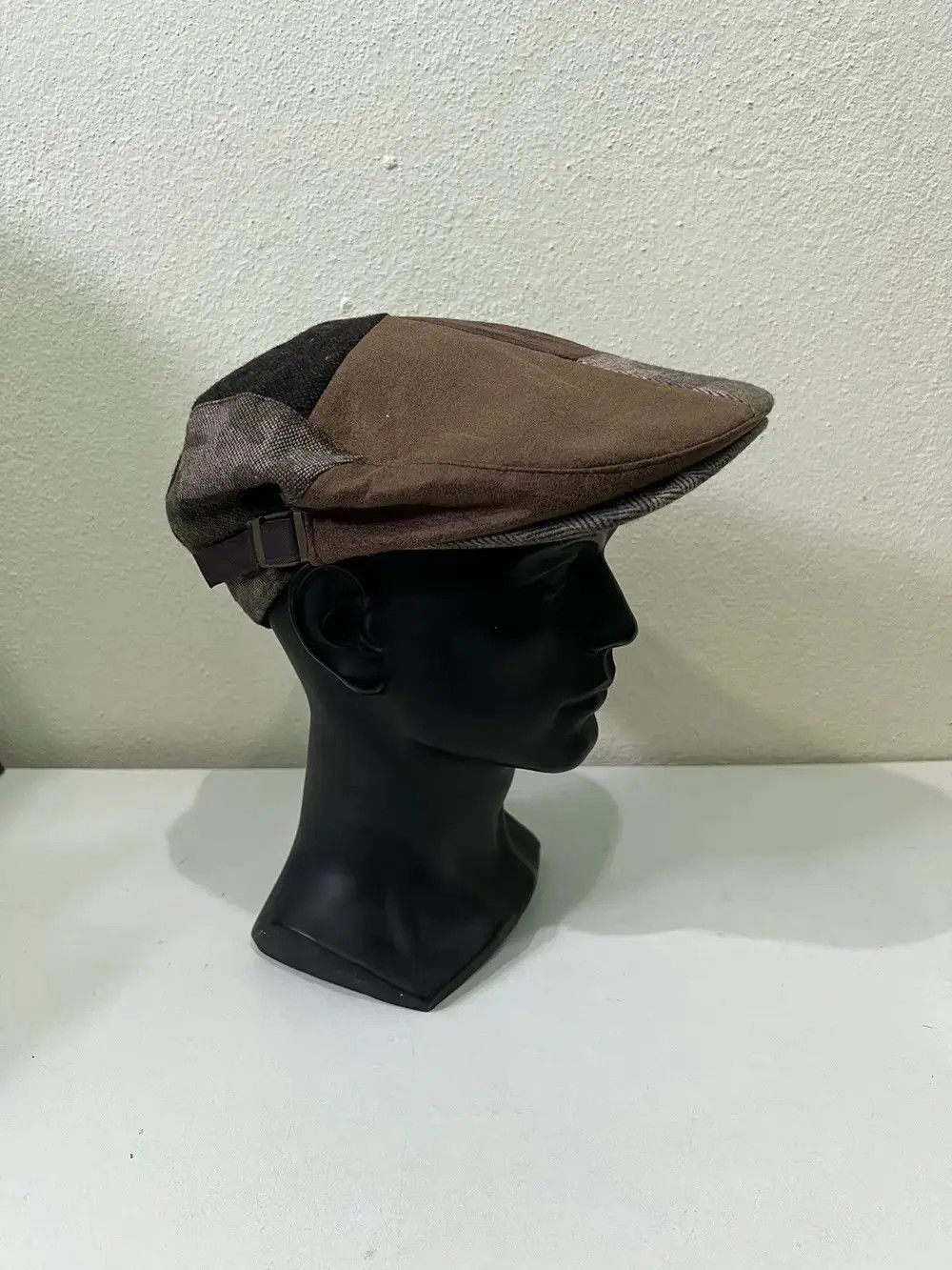 Japanese Brand Japanese Brand Patchwork Baretta Cap Hat Size ONE SIZE - 3 Thumbnail