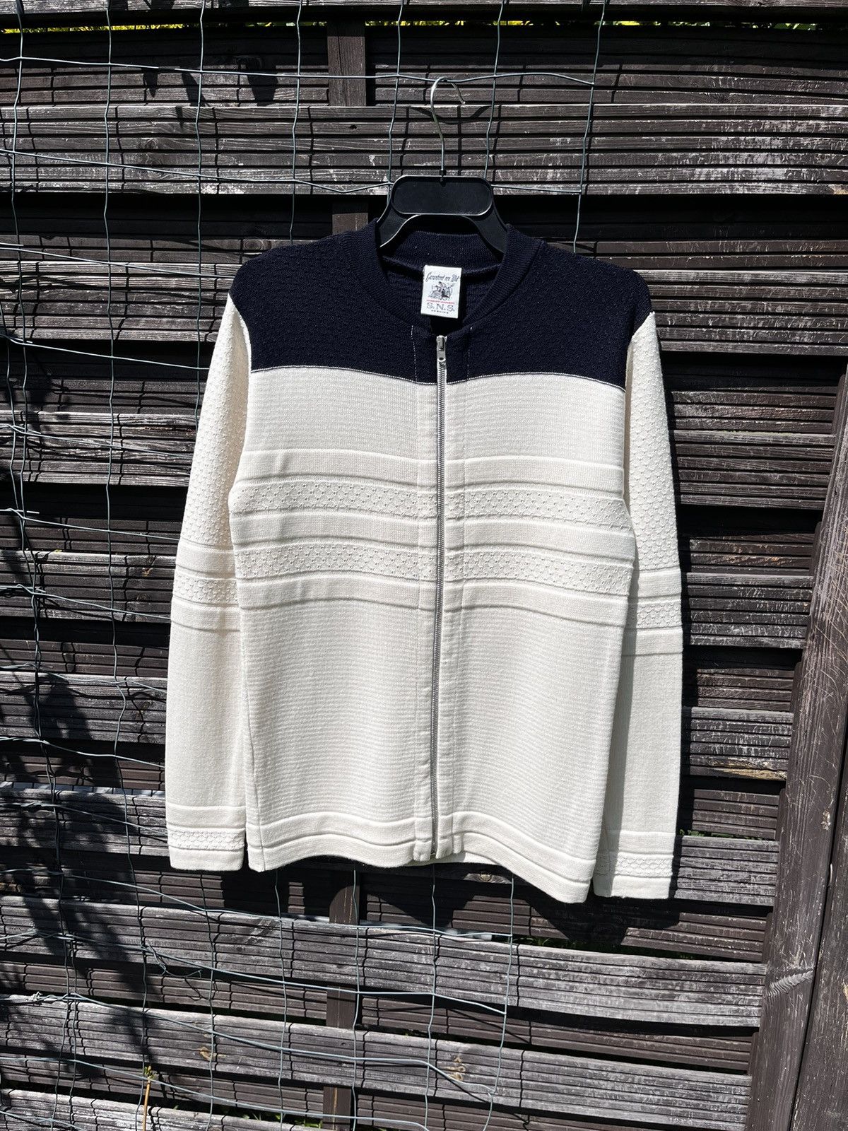 S.N.S. Herning 🧶 S.N.S. HERNING FULL ZIP KNIT LUXURY Y2K WOOL RARE SWEATER Size US L / EU 52-54 / 3 - 2 Thumbnail