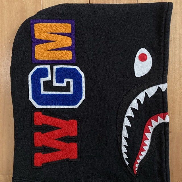 Bape 🔥2XL🔥 BAPE WGM Shark Pullover Hoodie a bathing ape XXL Size US XXL / EU 58 / 5 - 4 Thumbnail