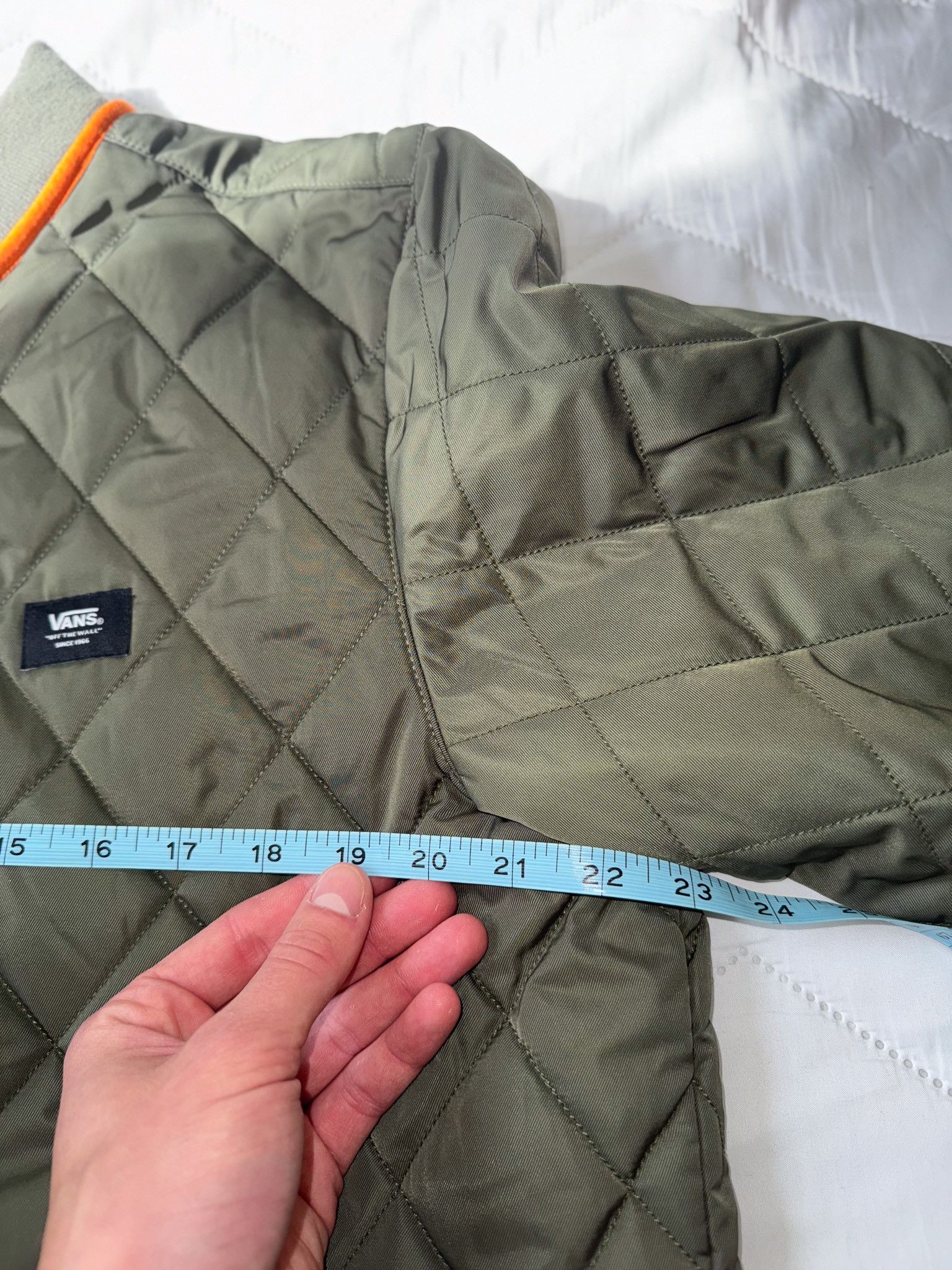 Vans Vans Forest Green Bomber Jacket Size US M / EU 48-50 / 2 - 3 Thumbnail
