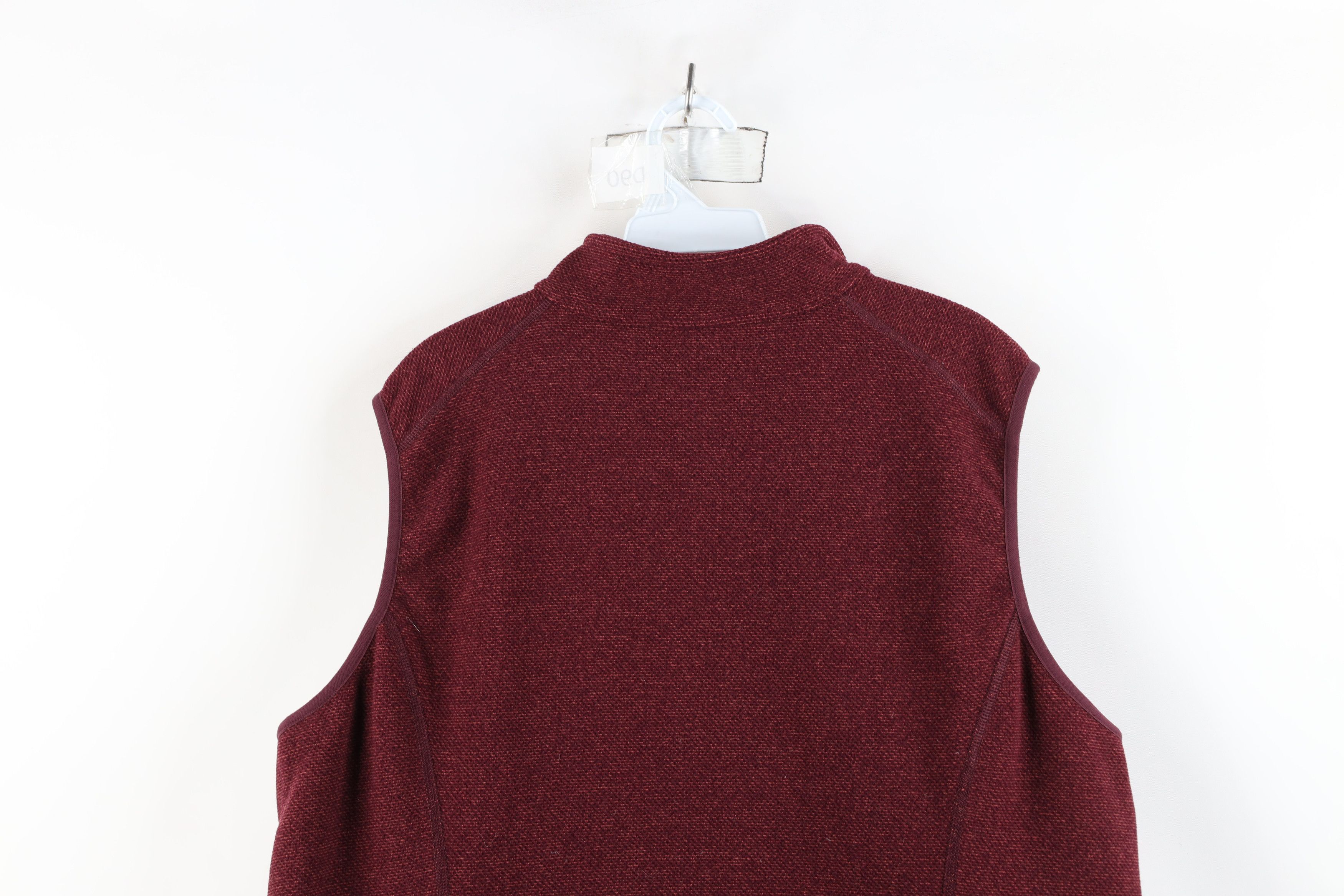 Duluth Trading Company × Vintage Duluth Trading Co Fleece Full Zip Vest Jacket Burgundy Red Size US XL / EU 56 / 4 - 10 Thumbnail