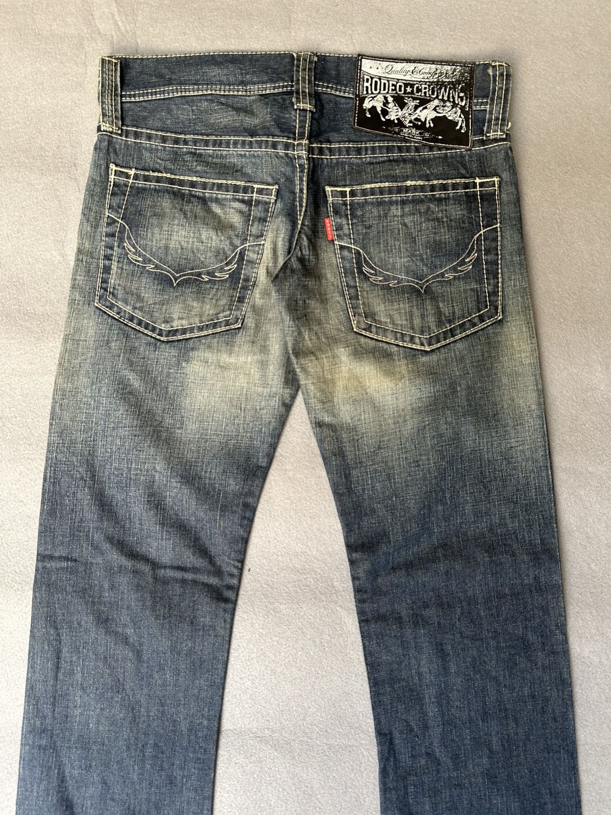 Japanese Brand FLARE Rodeo Crown Japan Low Rise Denim Size US 30 / EU 46 - 9 Thumbnail