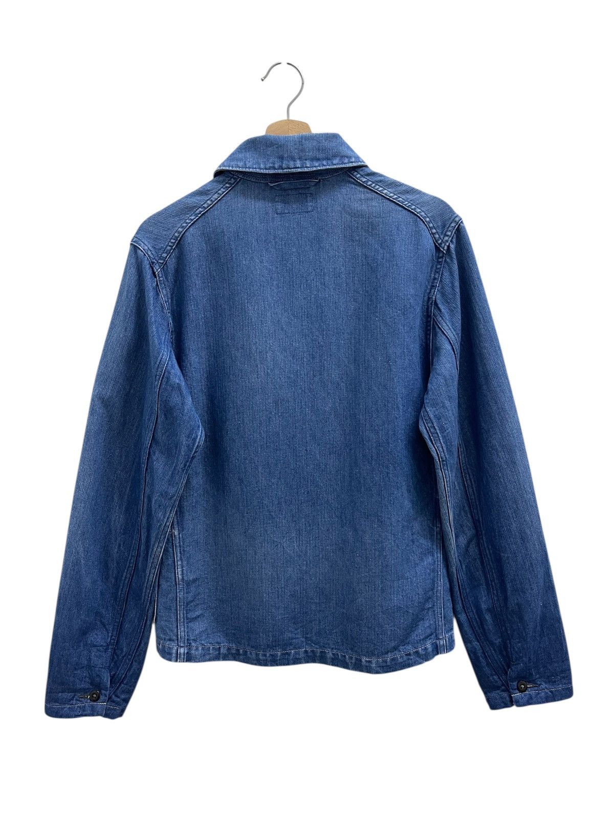 Blue Blue Japan Vintage Blue Blue Faded Denim Jacket Size US S / EU 44-46 / 1 - 6 Thumbnail