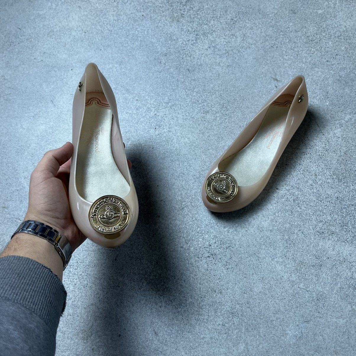 Vivienne Westwood Vivienne Westwood Melisa Anglomania Balet Orb Flats Size US 7 / IT 37 - 2 Thumbnail