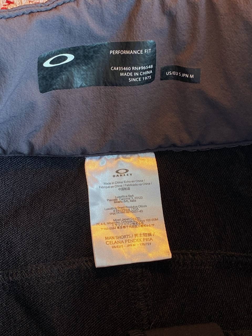 Oakley Oakley Performance Fit Black Running Shorts Size US 32 / EU 48 - 8 Thumbnail