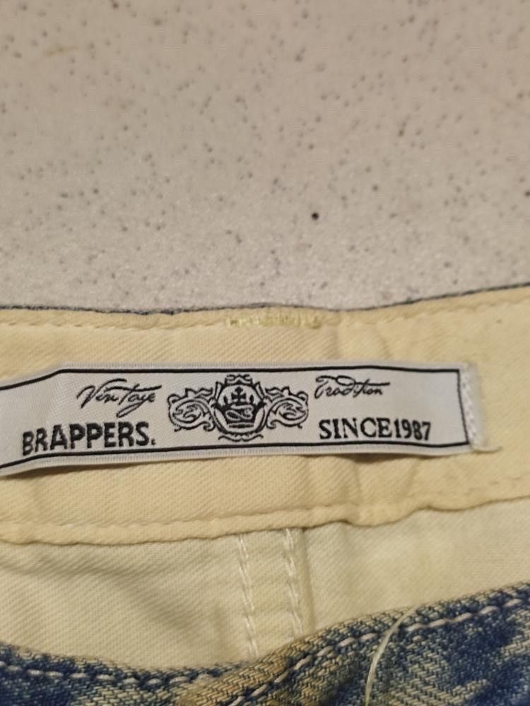 Japanese Brand × Jean VINTAGE BRAPPERS DISTRESSED JEANS Size US 34 / EU 50 - 12 Thumbnail