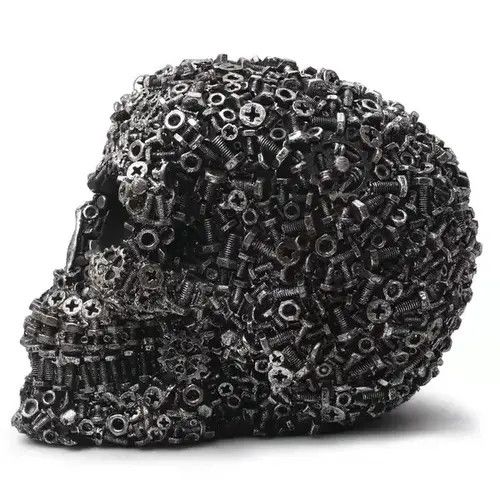 Japanese Brand Home Decor Skull Resin Sculpture Figure Size ONE SIZE - 4 Thumbnail