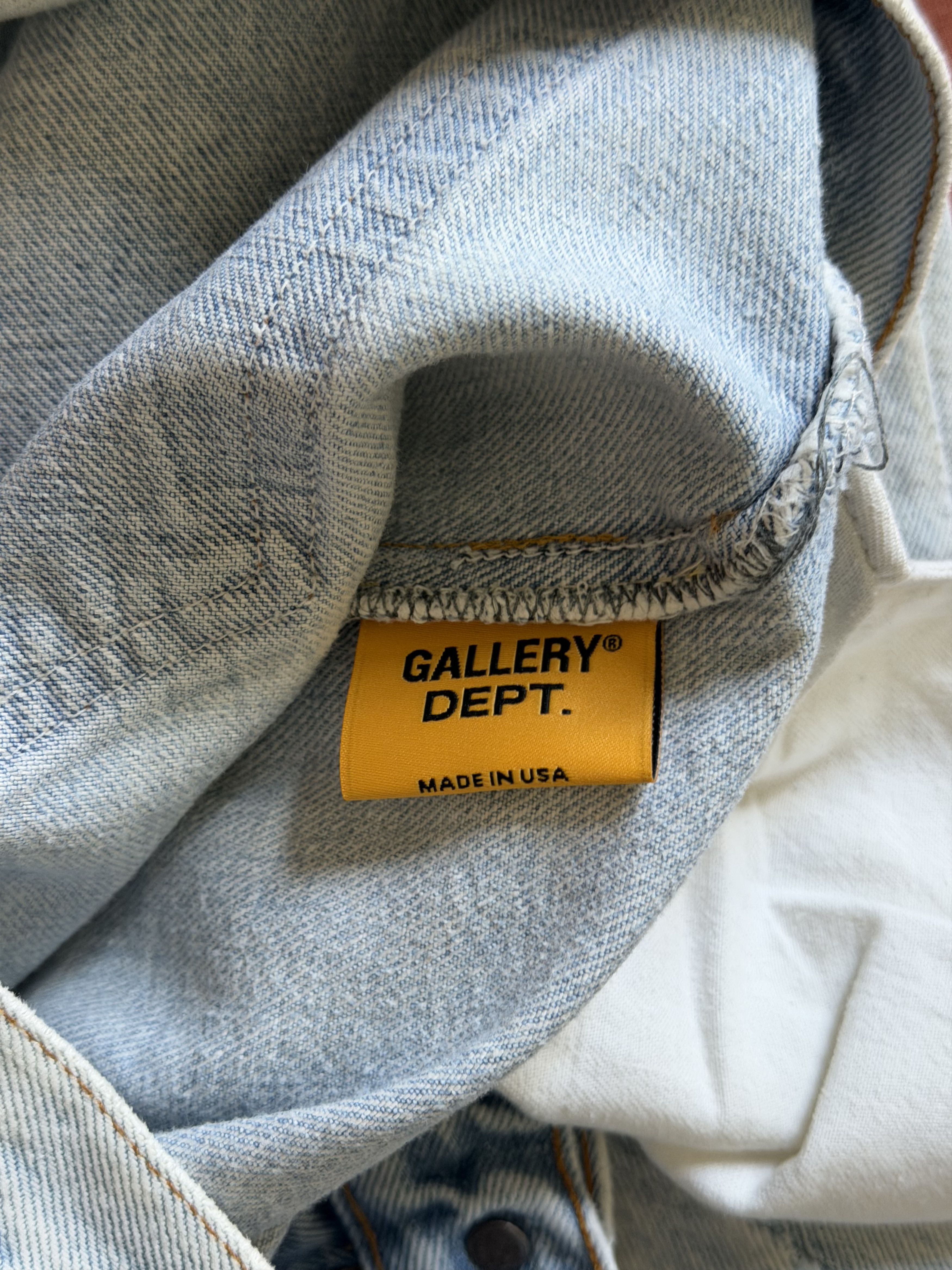 Gallery Dept. Gallery Dept. 90210 LA Flare Jeans in Light Wash Blue Size US 30 / EU 46 - 11 Thumbnail