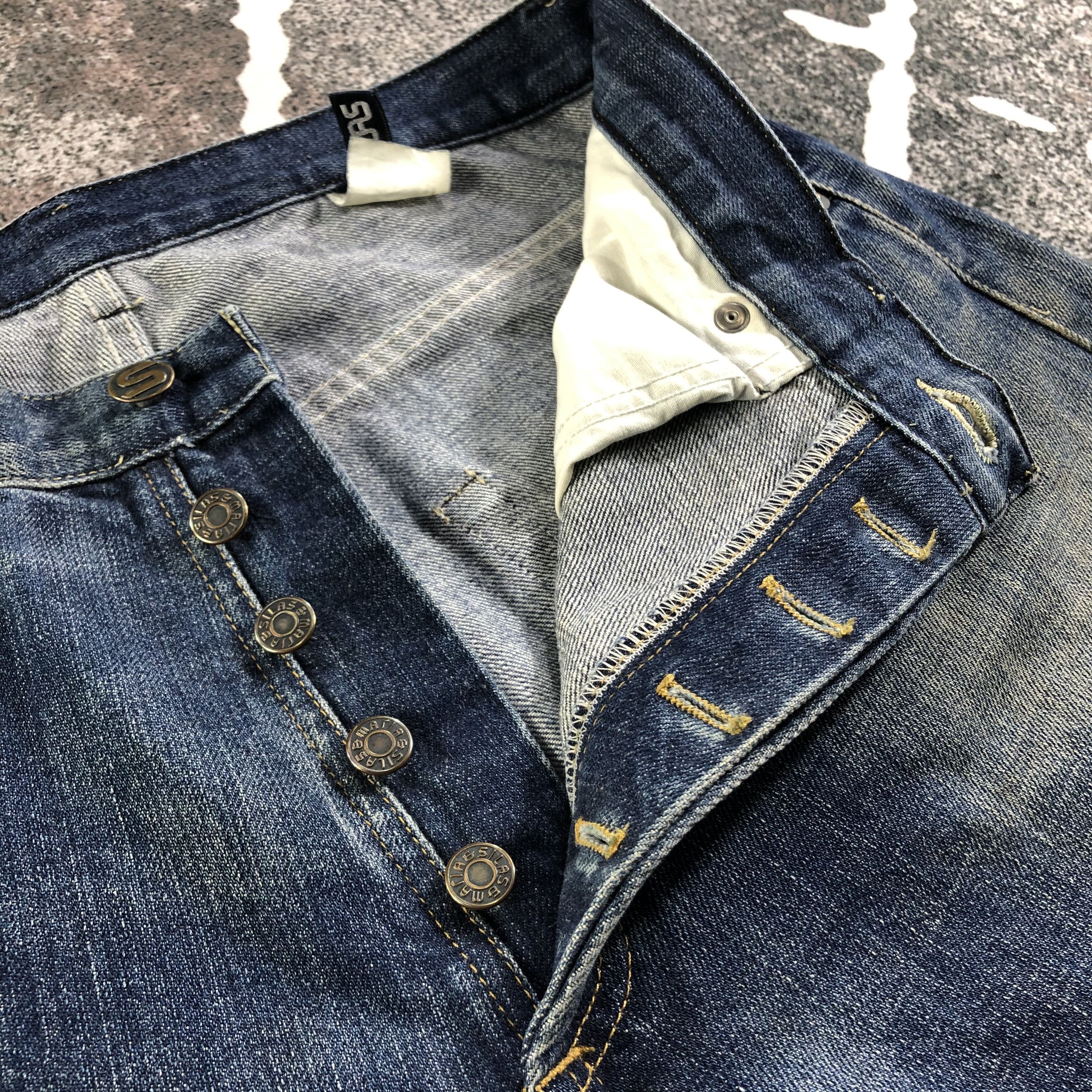Silas Silas Jeans Faded Blue Denim KJ2199 Size US 32 / EU 48 - 8 Thumbnail