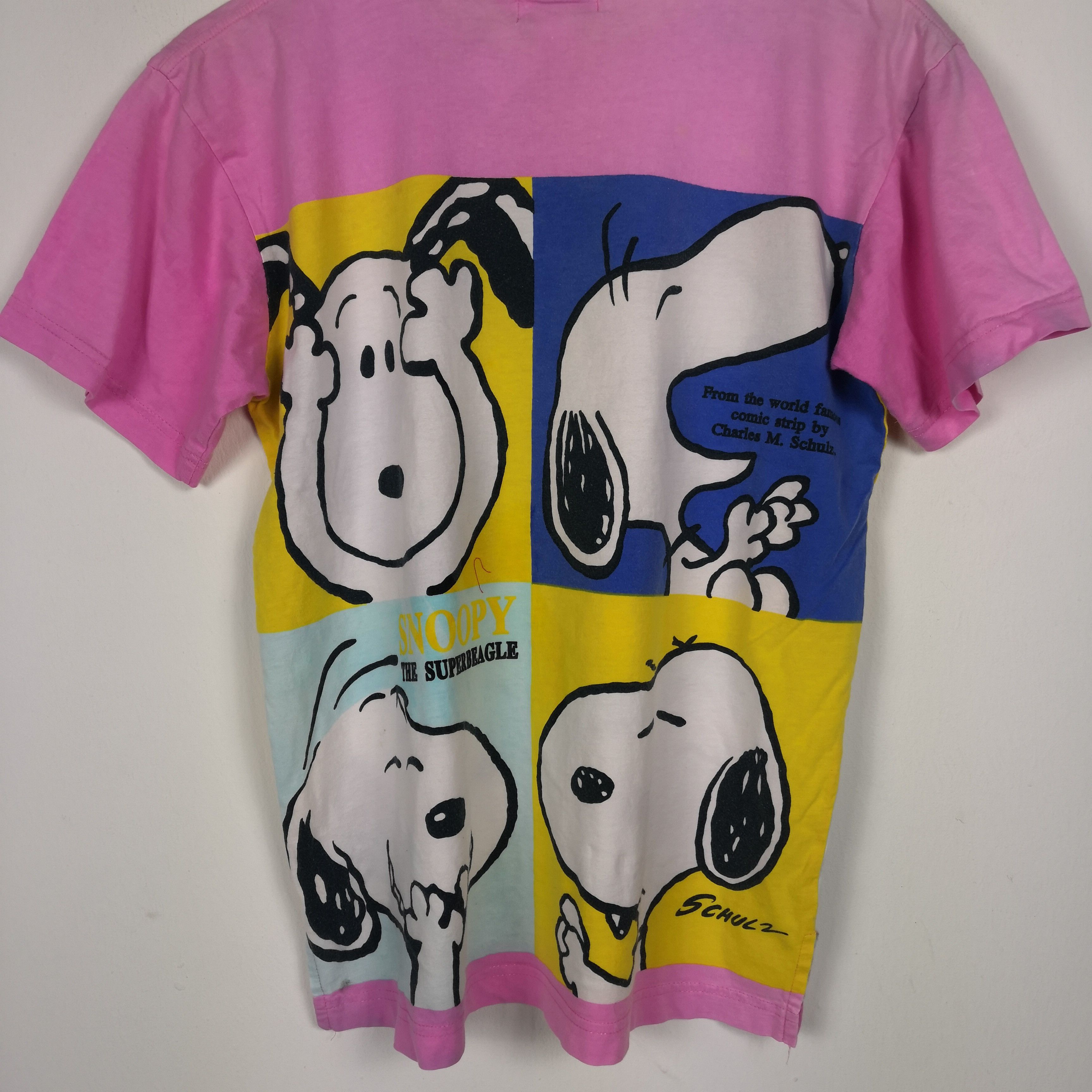 Anime Vintage 90s Snoopy T-Shirt Cartoon Anime Movie Crewneck Tees Size US S / EU 44-46 / 1 - 3 Thumbnail
