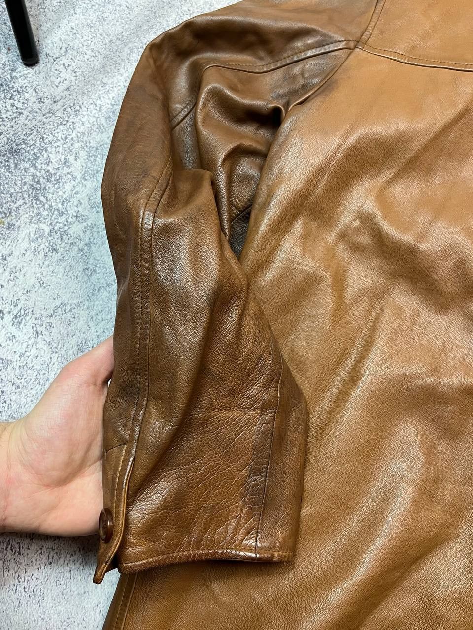 Ralph Lauren Purple Label Ralph Lauren Purple Label Leather Zip Jacket Size US M / EU 48-50 / 2 - 8 Thumbnail